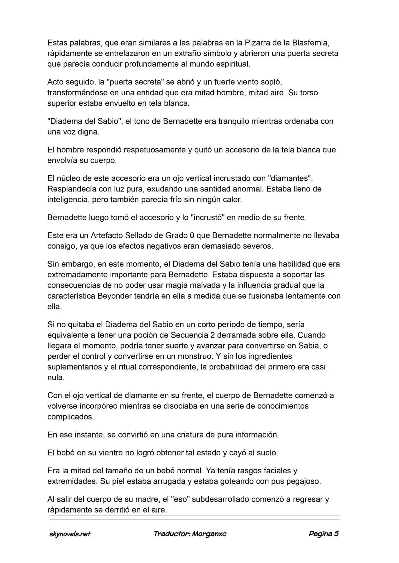 Lord Of The Mysteries (Novela) - Capítulo 1303 - Página 5 - LectorTMOo