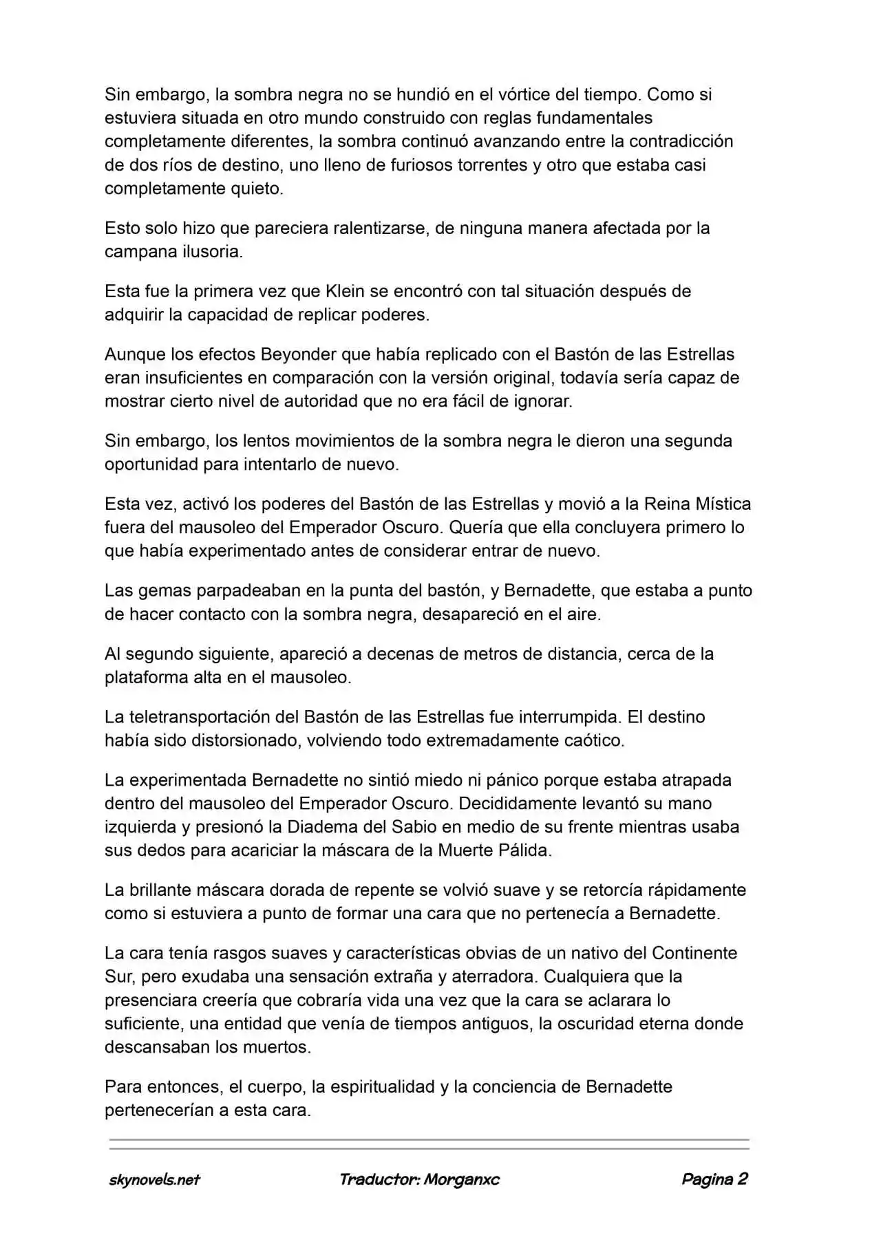 Lord Of The Mysteries (Novela) - Capítulo 1305 - Página 2 - LectorTMOo