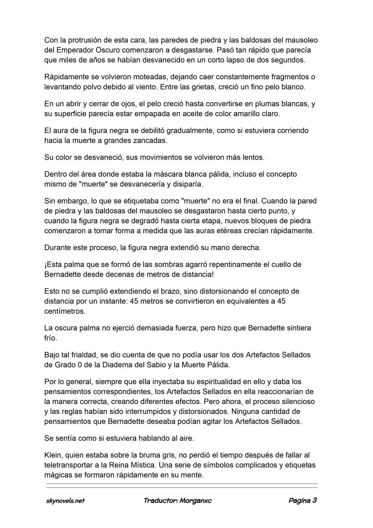 Lord Of The Mysteries (Novela) - Capítulo 1305 - Página 3 - LectorTMOo