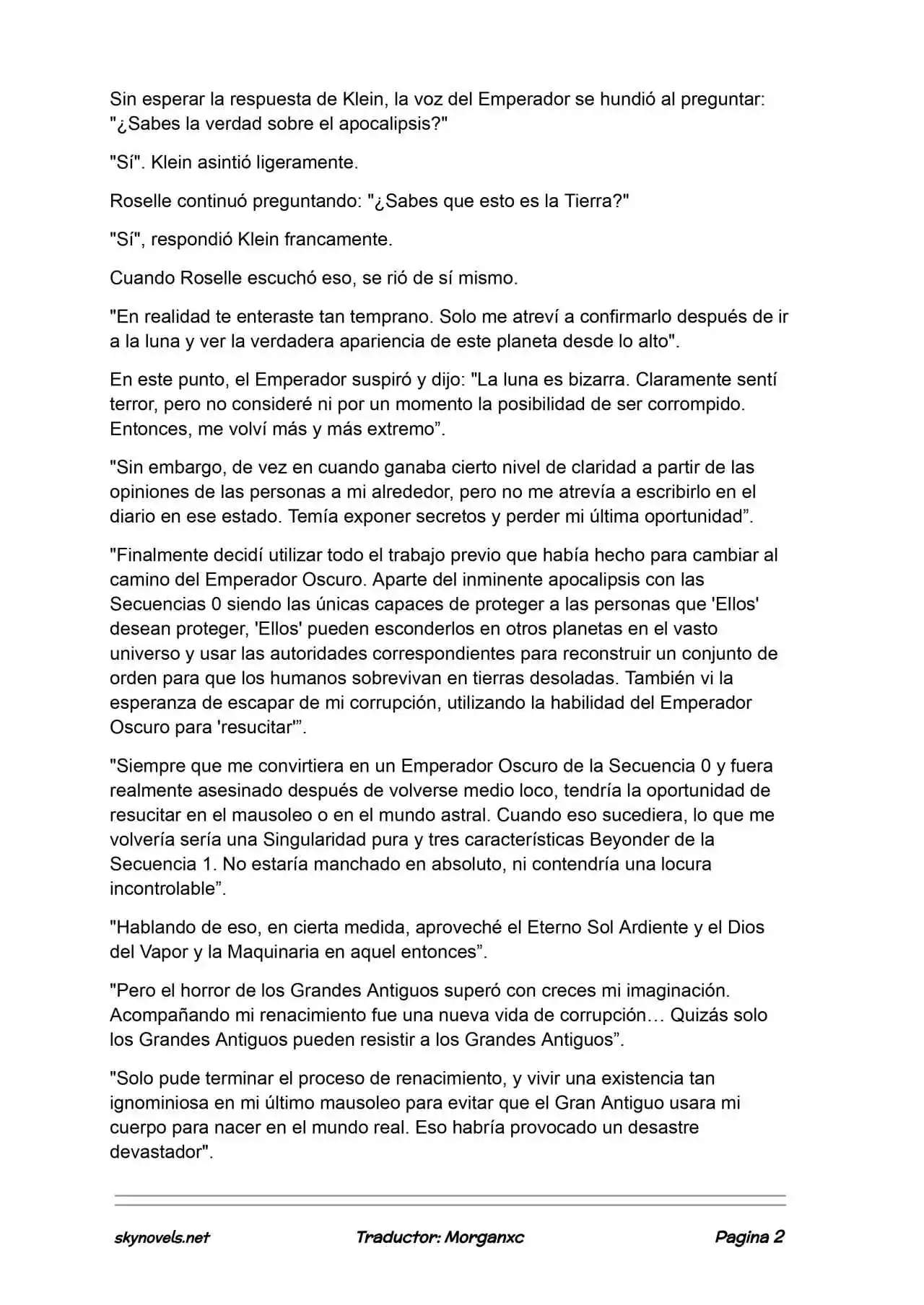 Lord Of The Mysteries (Novela) - Capítulo 1307 - Página 2 - LectorTMOo