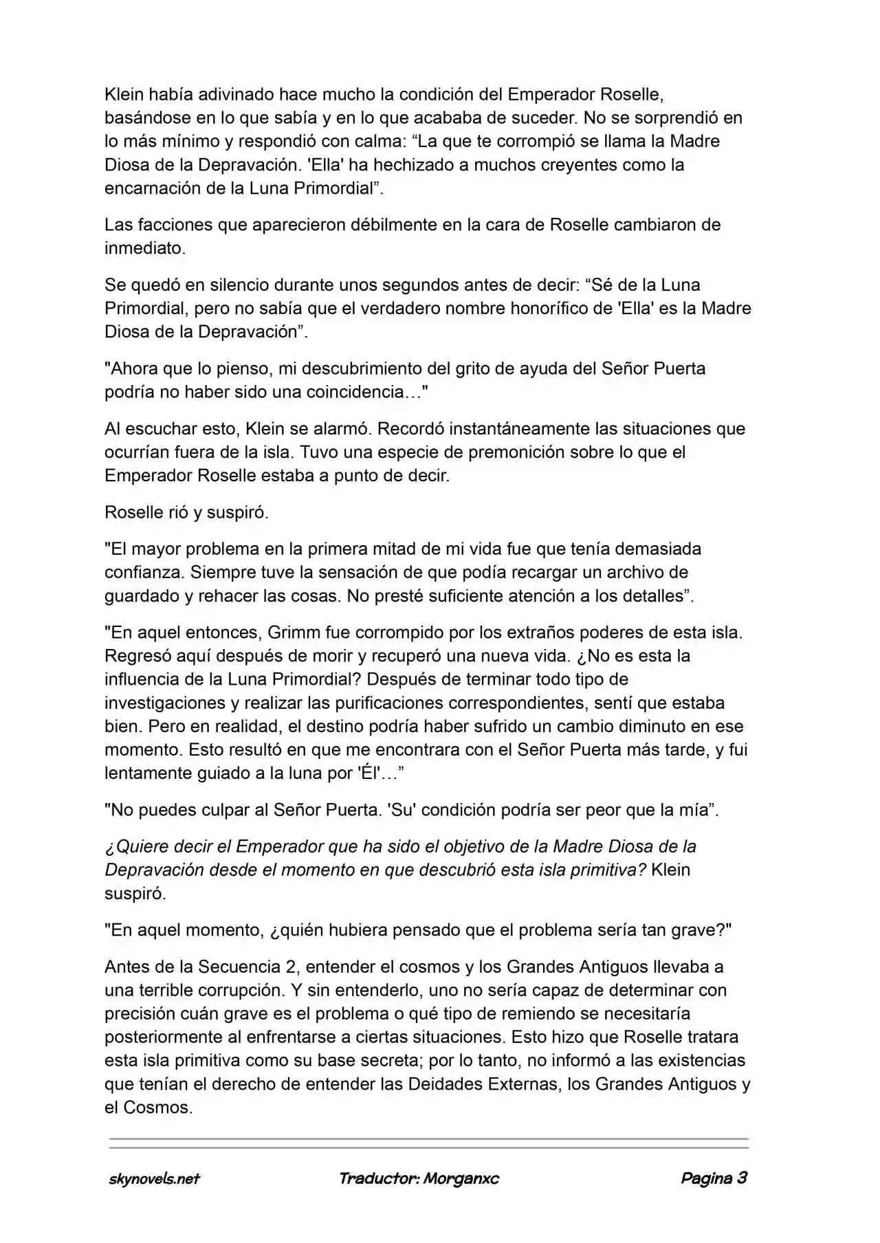Lord Of The Mysteries (Novela) - Capítulo 1307 - Página 3 - LectorTMOo