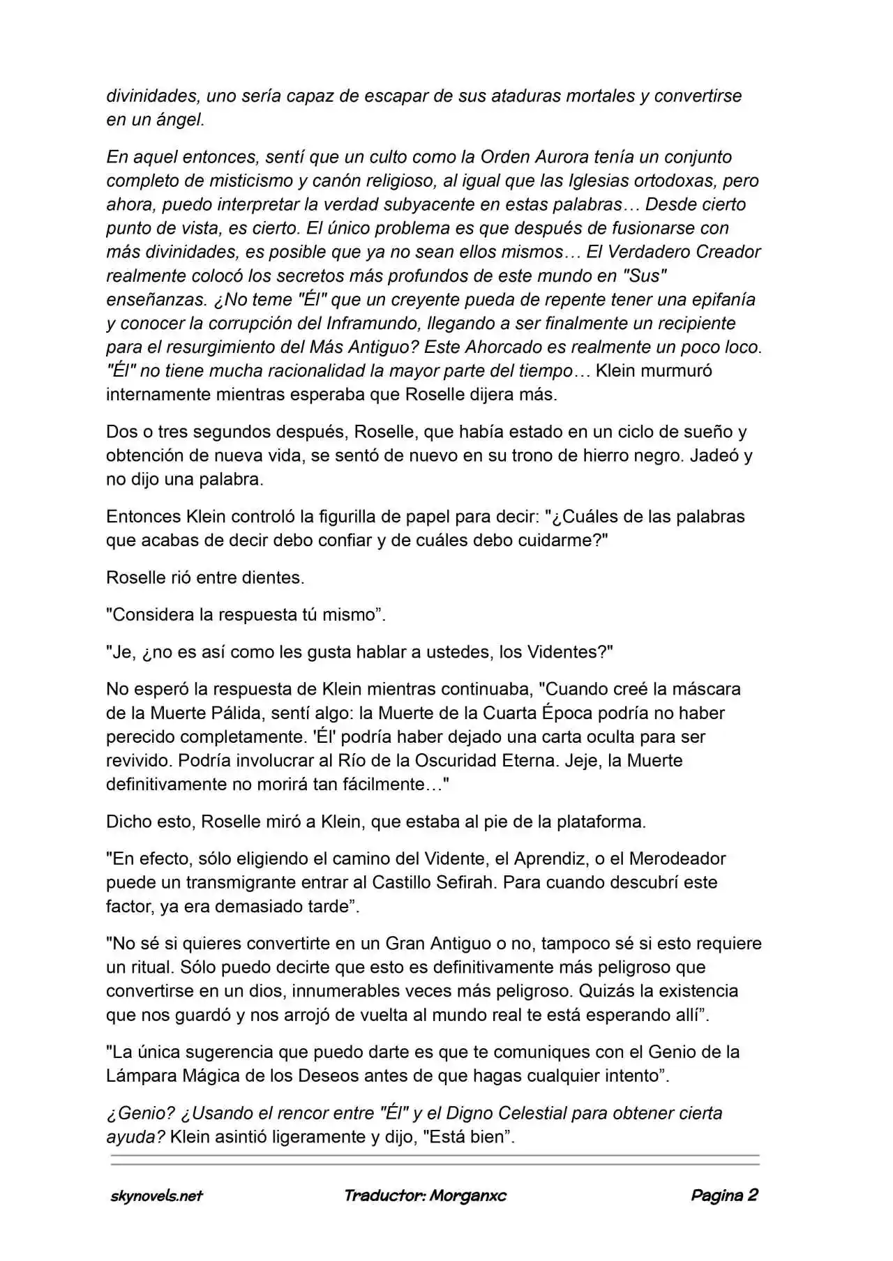Lord Of The Mysteries (Novela) - Capítulo 1308 - Página 2 - LectorTMOo