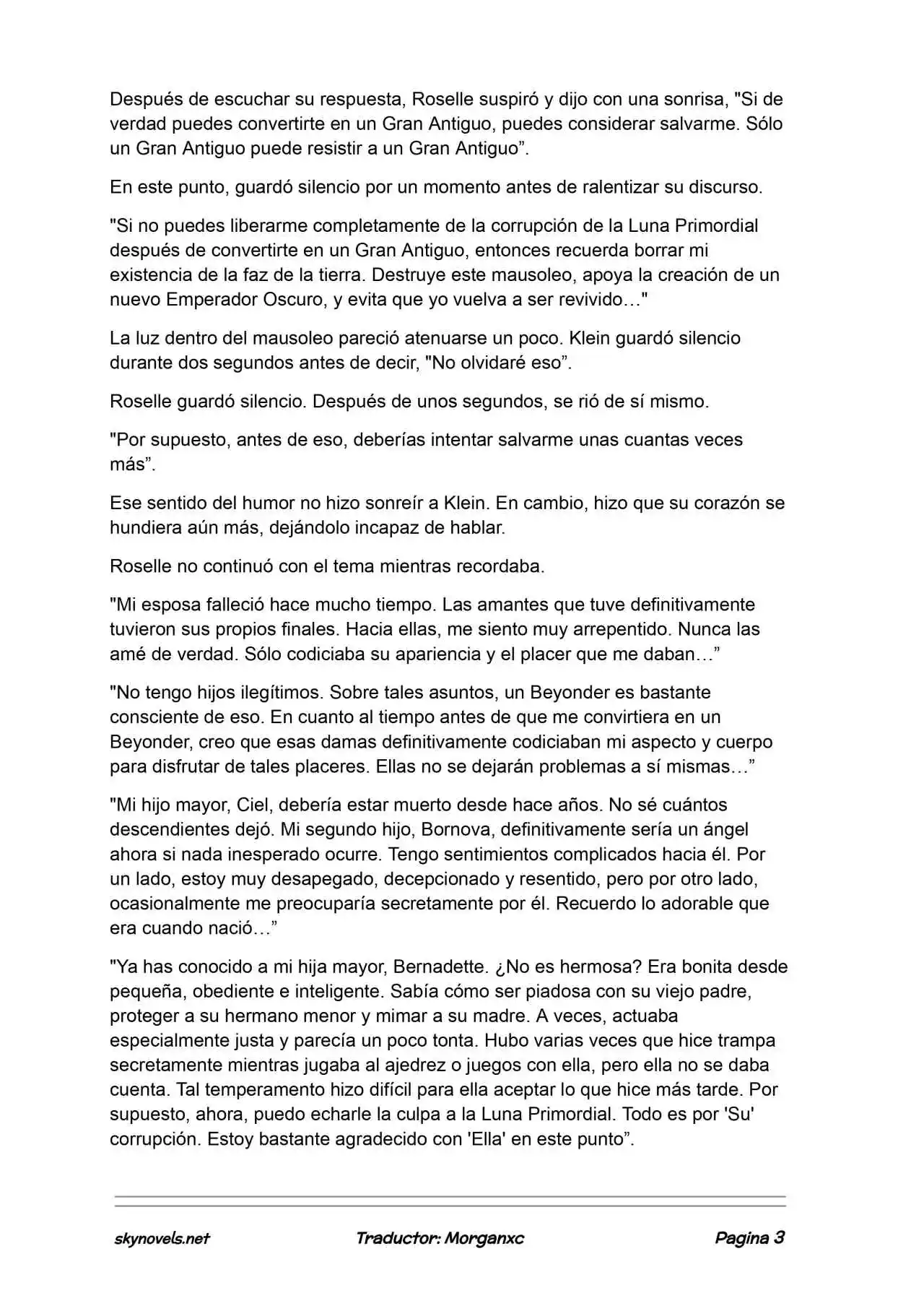 Lord Of The Mysteries (Novela) - Capítulo 1308 - Página 3 - LectorTMOo