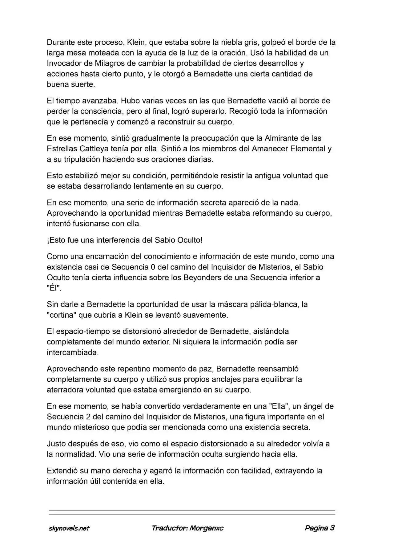 Lord Of The Mysteries (Novela) - Capítulo 1309 - Página 3 - LectorTMOo