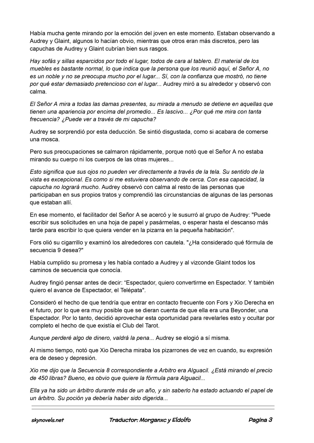 Lord Of The Mysteries (Novela) - Capítulo 131 - Página 3 - LectorTMOo