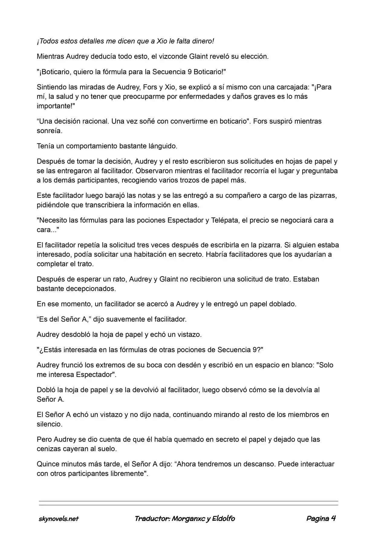 Lord Of The Mysteries (Novela) - Capítulo 131 - Página 4 - LectorTMOo