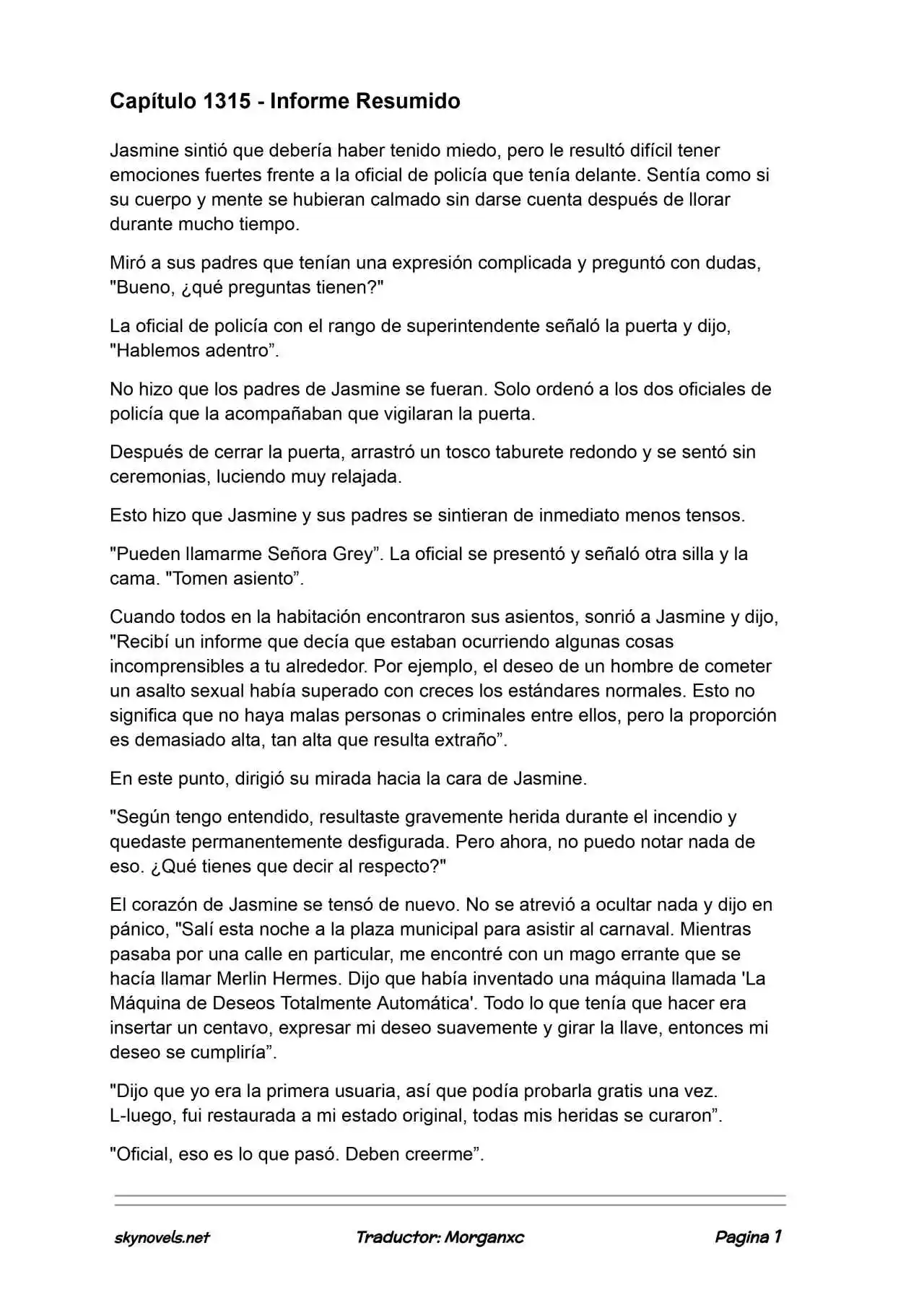 Lord Of The Mysteries (Novela) - Capítulo 1315 - Página 1 - LectorTMOo