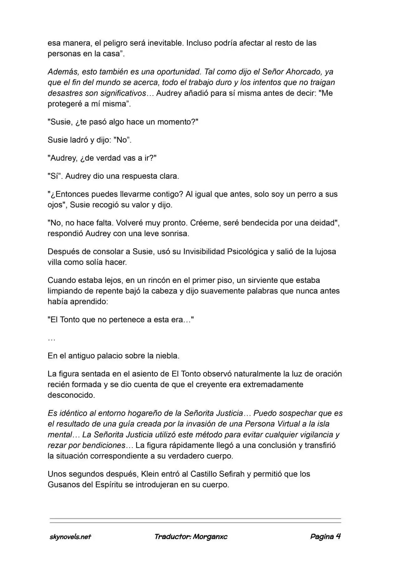 Lord Of The Mysteries (Novela) - Capítulo 1316 - Página 4 - LectorTMOo