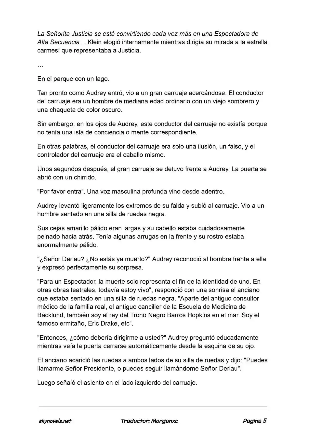 Lord Of The Mysteries (Novela) - Capítulo 1316 - Página 5 - LectorTMOo