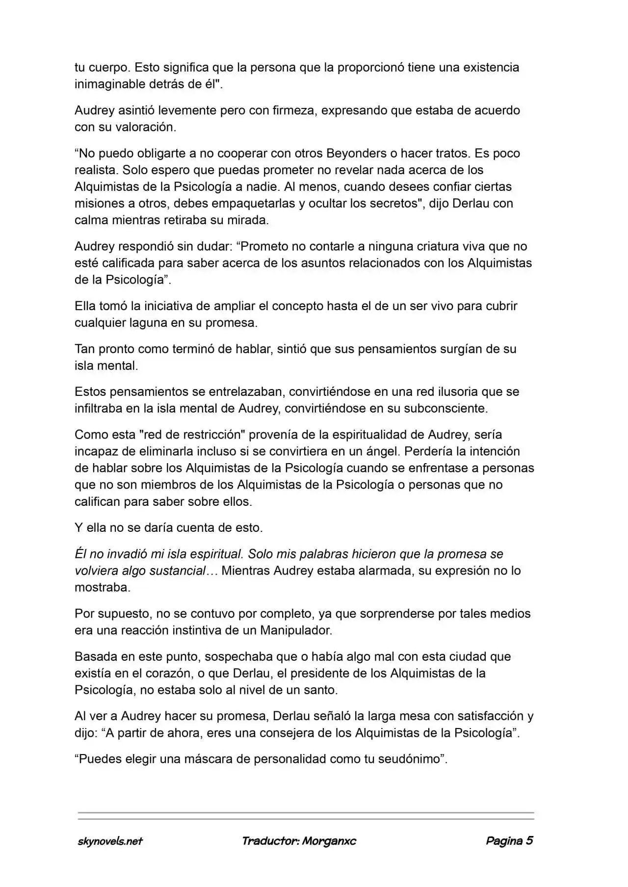 Lord Of The Mysteries (Novela) - Capítulo 1317 - Página 5 - LectorTMOo