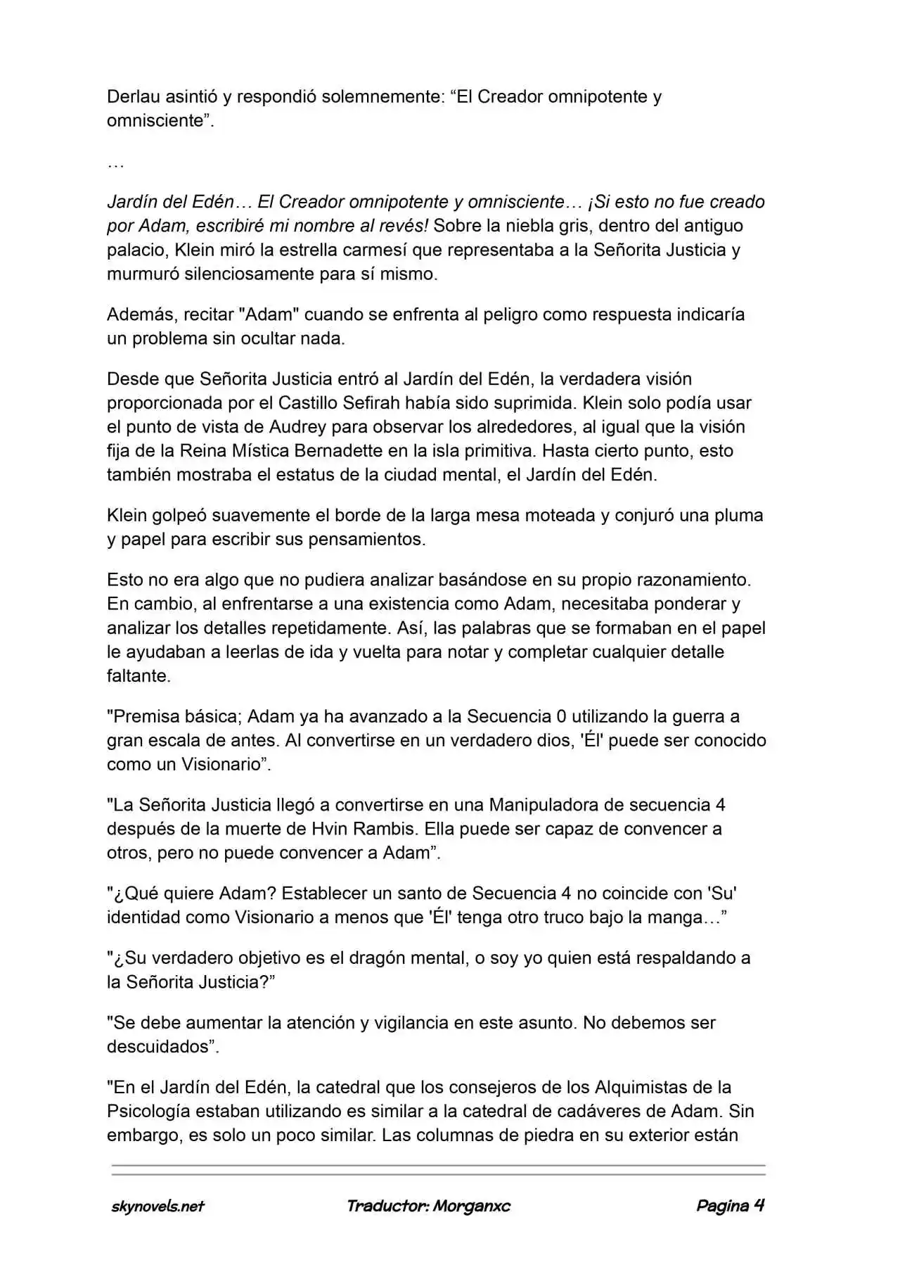 Lord Of The Mysteries (Novela) - Capítulo 1319 - Página 4 - LectorTMOo