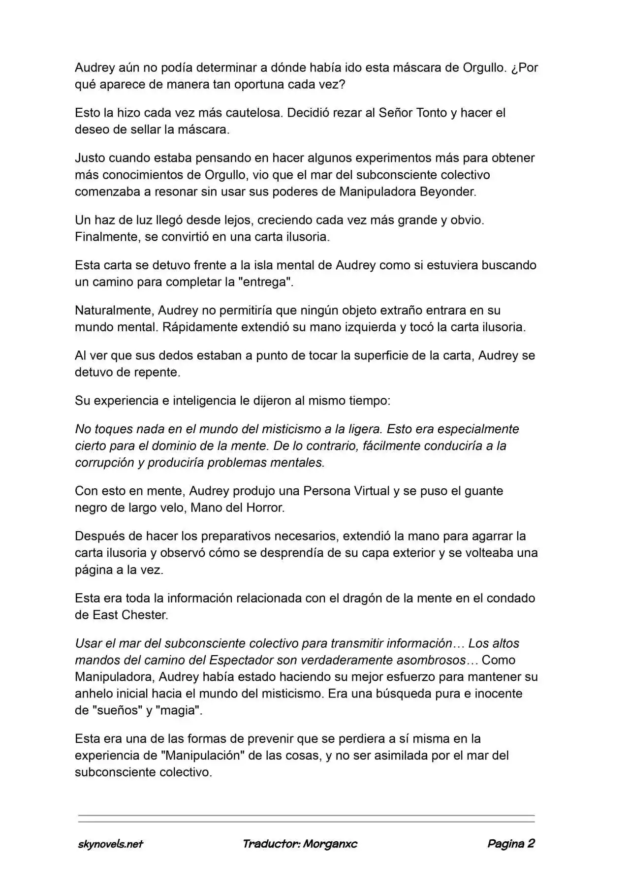 Lord Of The Mysteries (Novela) - Capítulo 1320 - Página 2 - LectorTMOo
