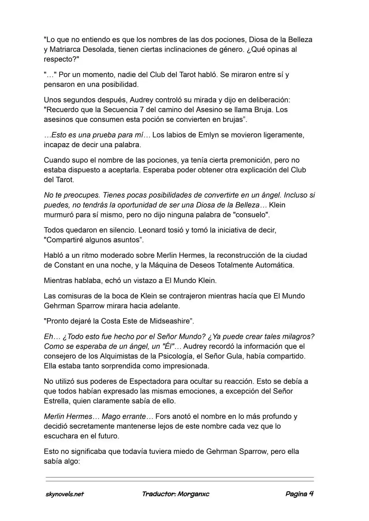 Lord Of The Mysteries (Novela) - Capítulo 1321 - Página 4 - LectorTMOo