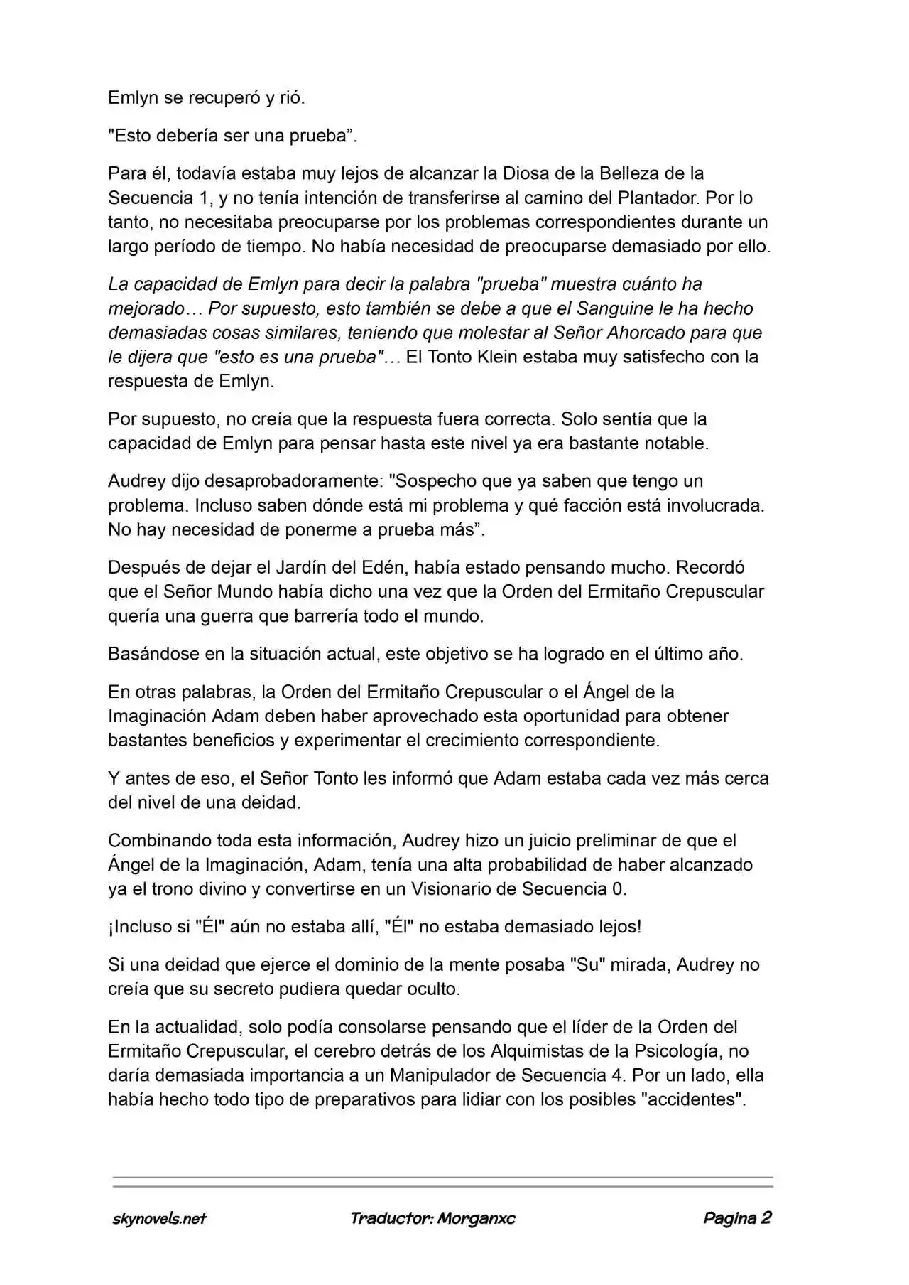 Lord Of The Mysteries (Novela) - Capítulo 1322 - Página 2 - LectorTMOo