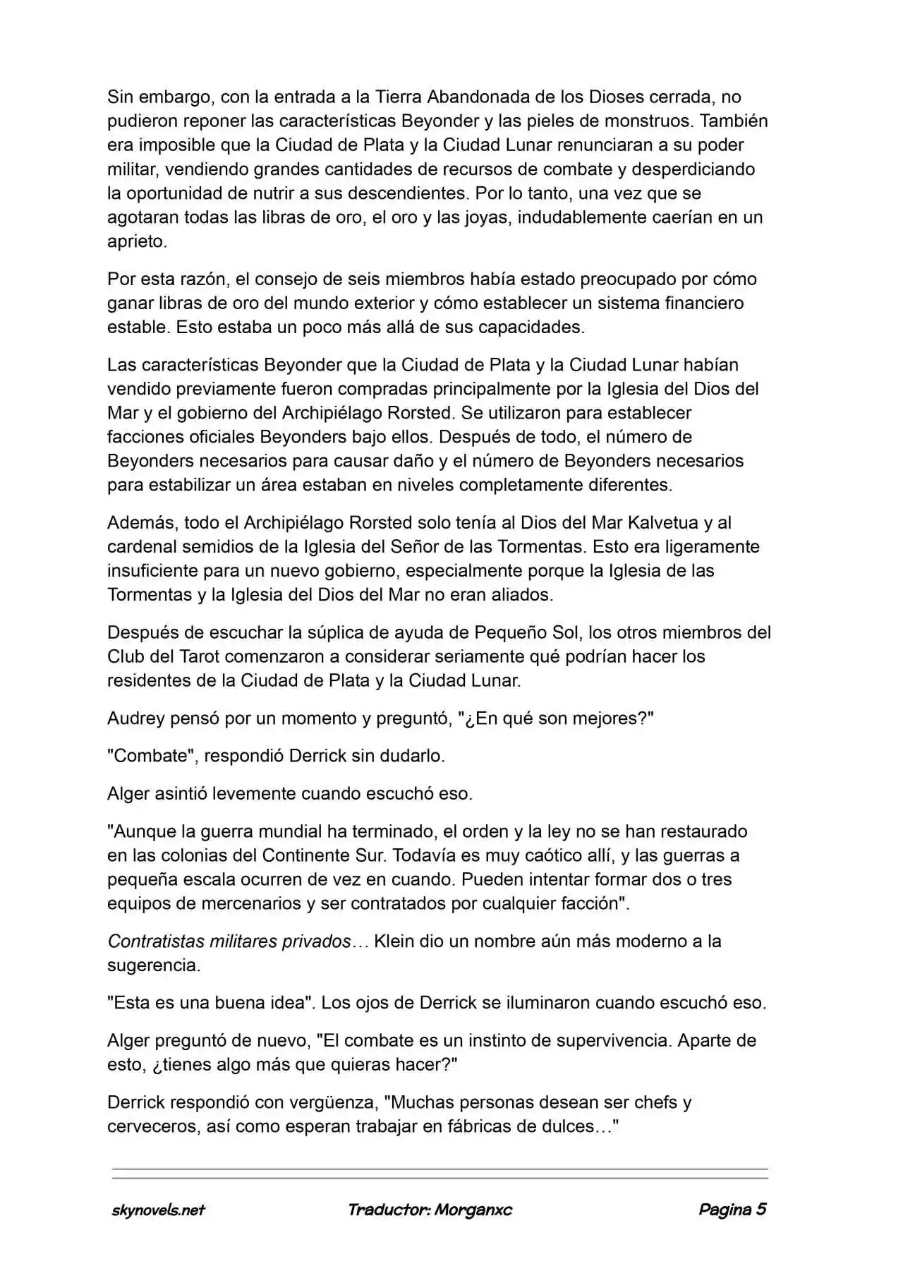 Lord Of The Mysteries (Novela) - Capítulo 1322 - Página 5 - LectorTMOo