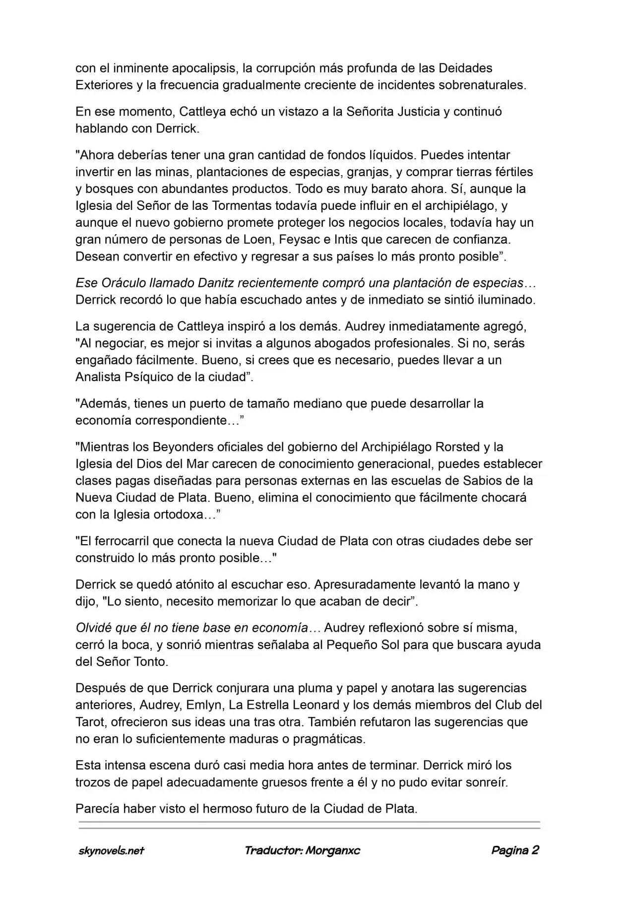 Lord Of The Mysteries (Novela) - Capítulo 1323 - Página 2 - LectorTMOo