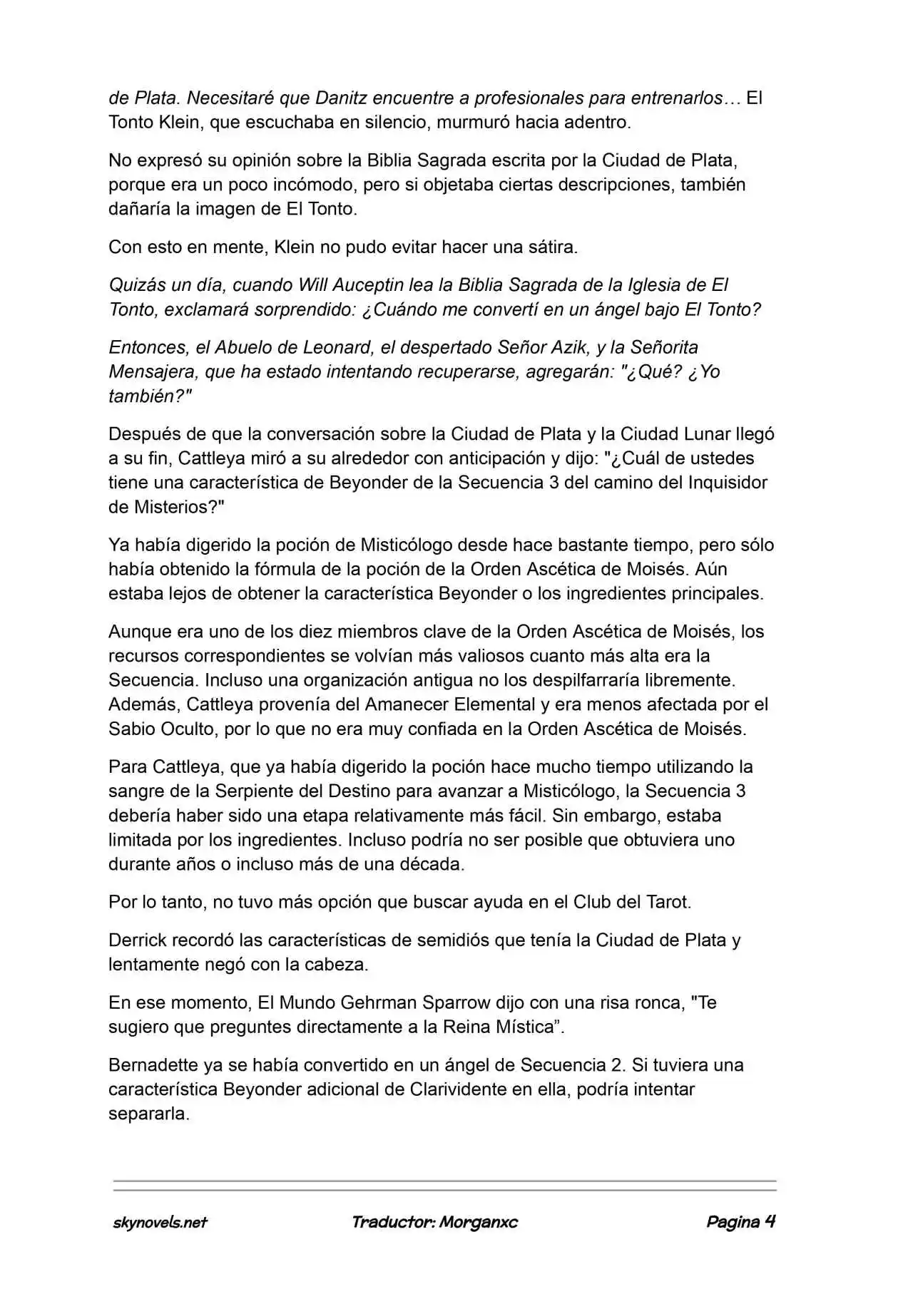 Lord Of The Mysteries (Novela) - Capítulo 1323 - Página 4 - LectorTMOo