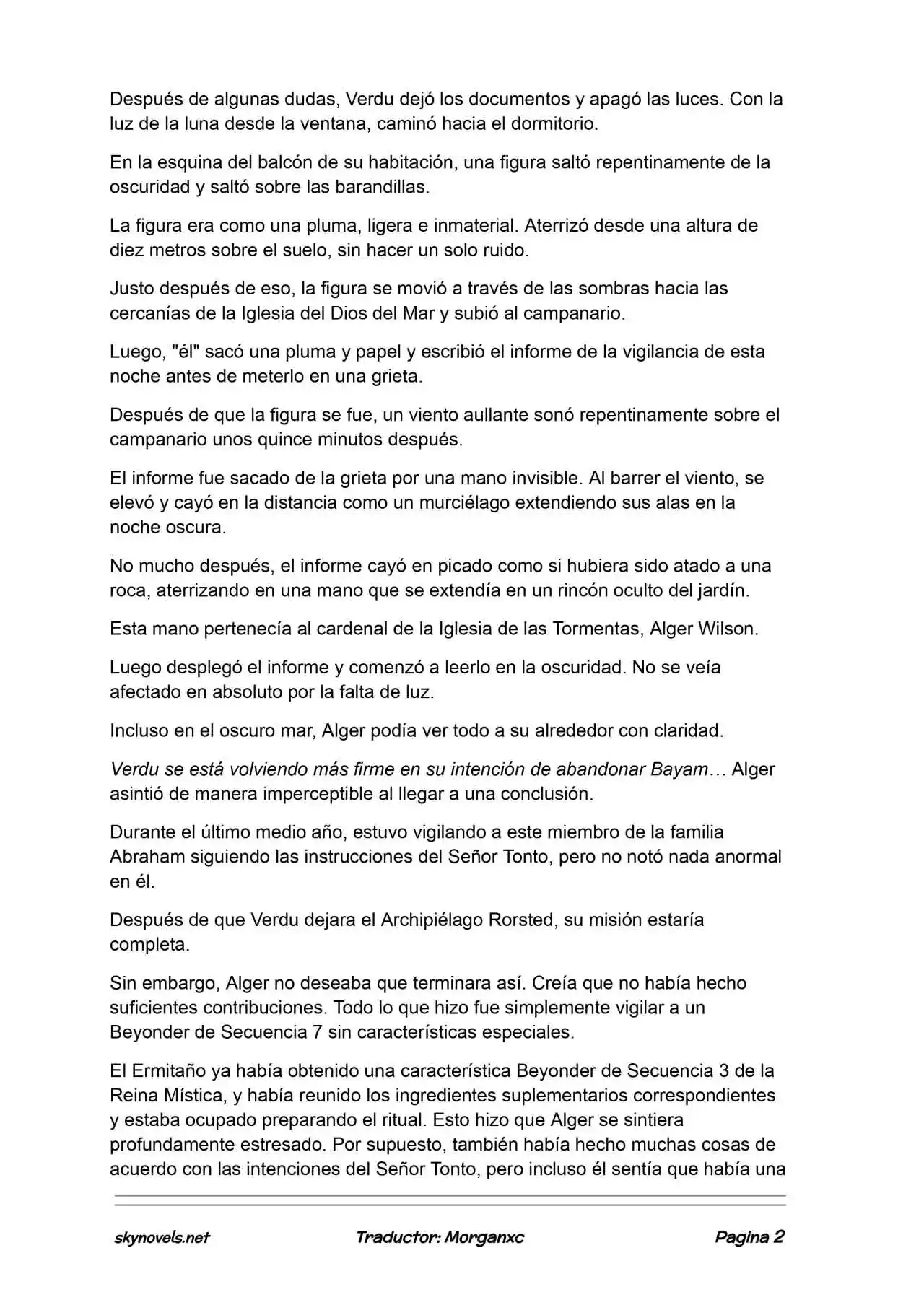 Lord Of The Mysteries (Novela) - Capítulo 1325 - Página 2 - LectorTMOo