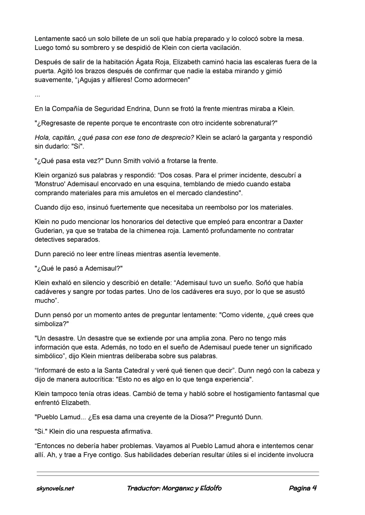 Lord Of The Mysteries (Novela) - Capítulo 133 - Página 4 - LectorTMOo