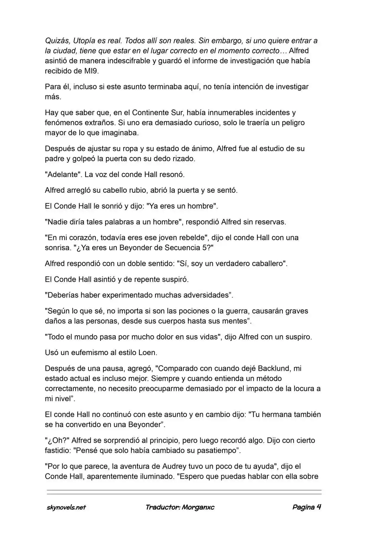 Lord Of The Mysteries (Novela) - Capítulo 1333 - Página 4 - LectorTMOo