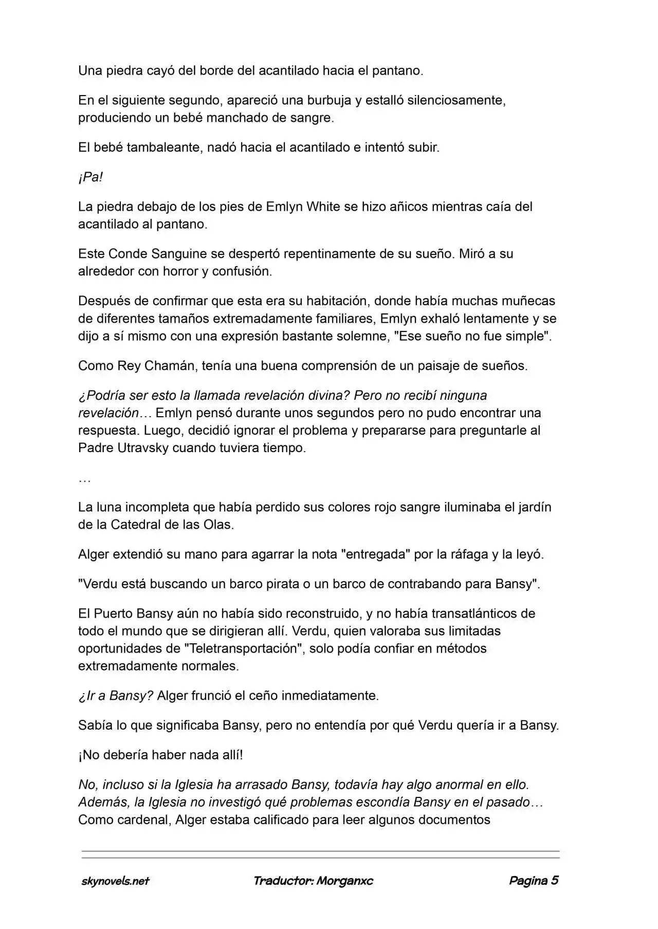 Lord Of The Mysteries (Novela) - Capítulo 1334 - Página 5 - LectorTMOo