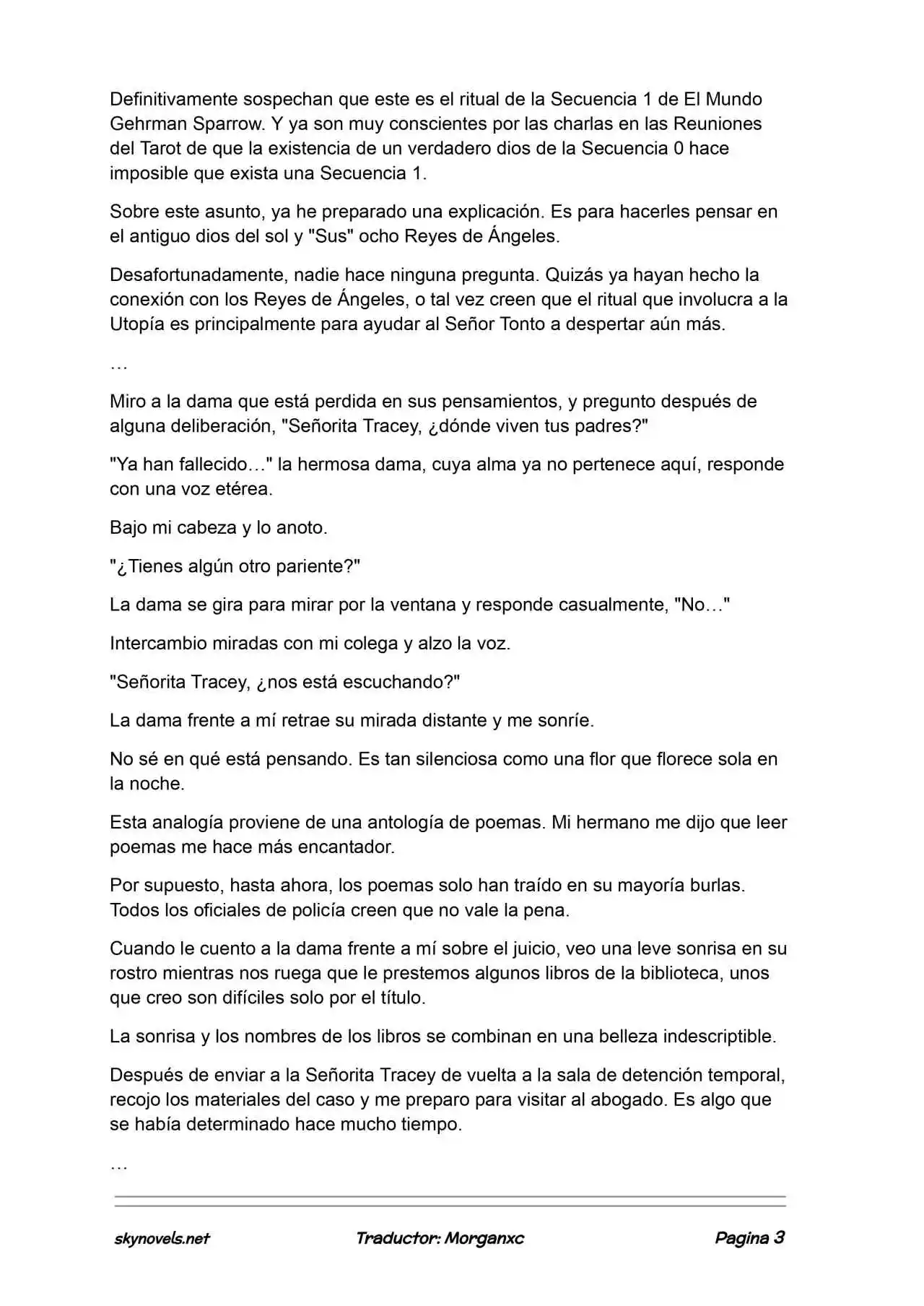Lord Of The Mysteries (Novela) - Capítulo 1335 - Página 3 - LectorTMOo