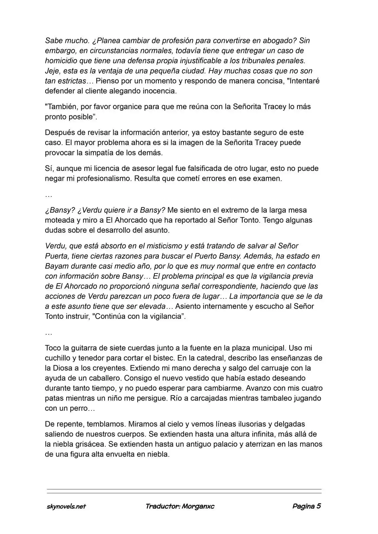 Lord Of The Mysteries (Novela) - Capítulo 1335 - Página 5 - LectorTMOo