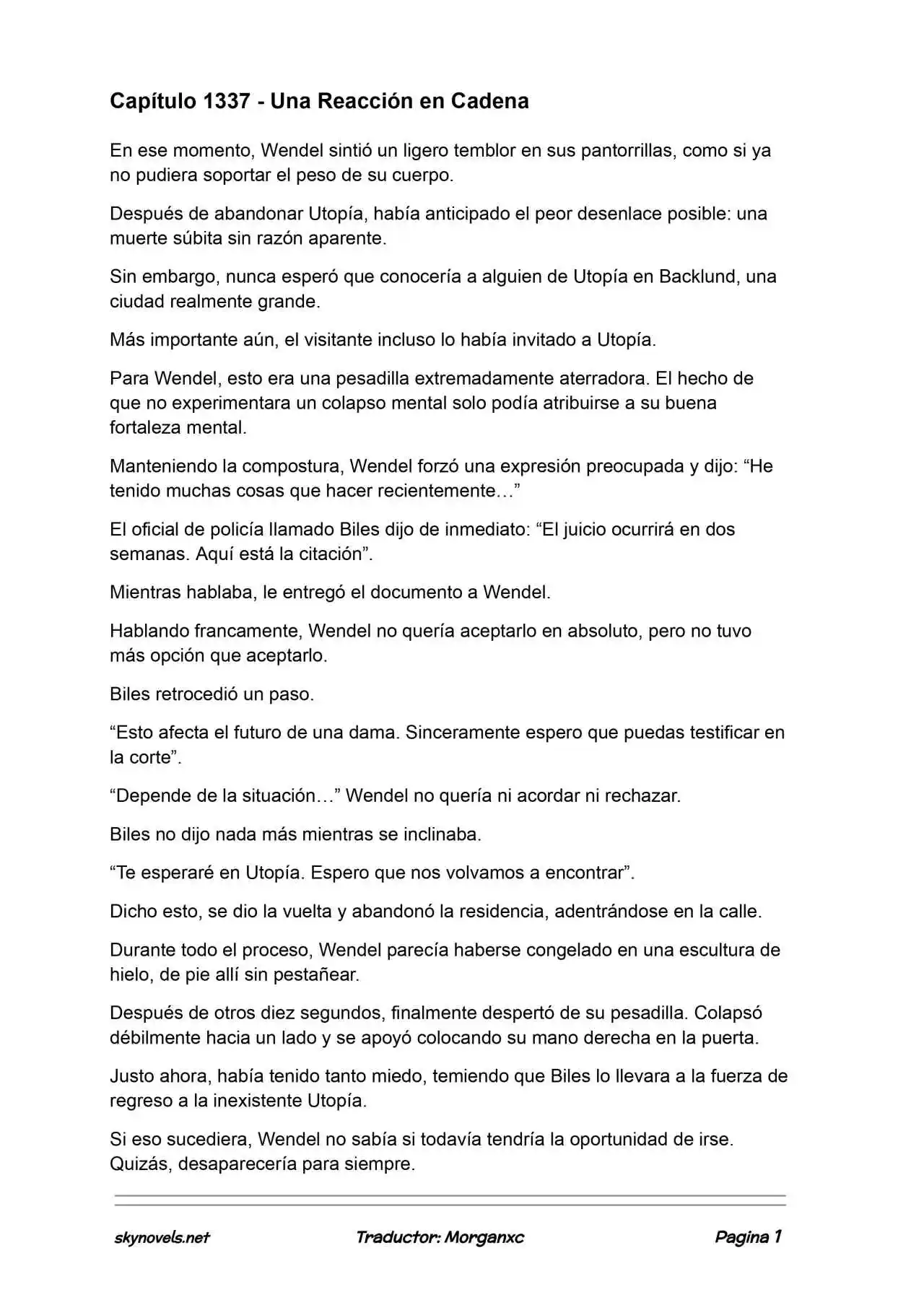 Lord Of The Mysteries (Novela) - Capítulo 1337 - Página 1 - LectorTMOo