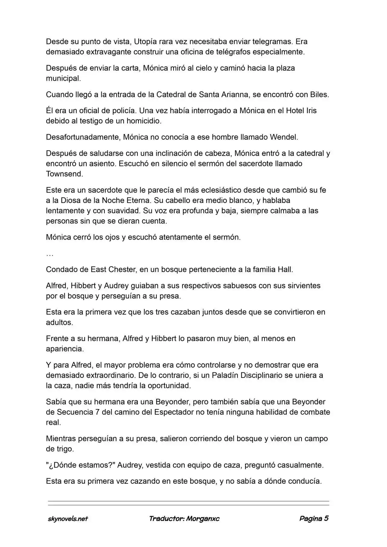 Lord Of The Mysteries (Novela) - Capítulo 1340 - Página 5 - LectorTMOo