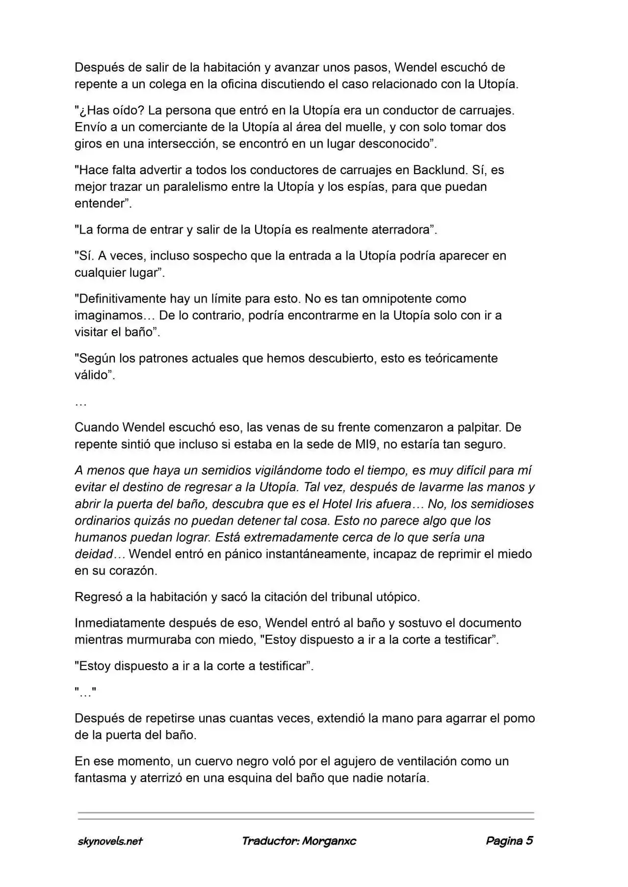 Lord Of The Mysteries (Novela) - Capítulo 1342 - Página 5 - LectorTMOo