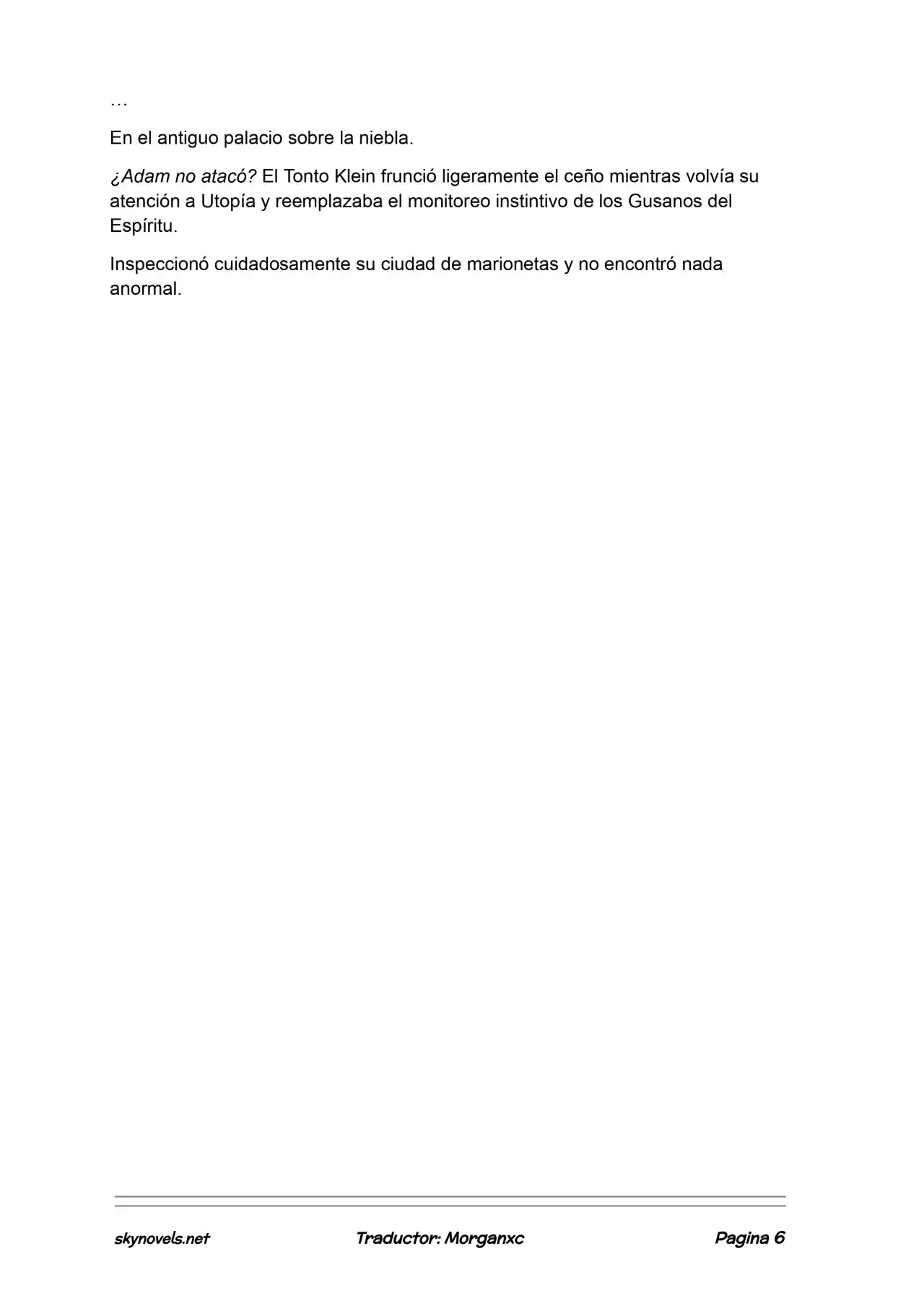 Lord Of The Mysteries (Novela) - Capítulo 1343 - Página 6 - LectorTMOo