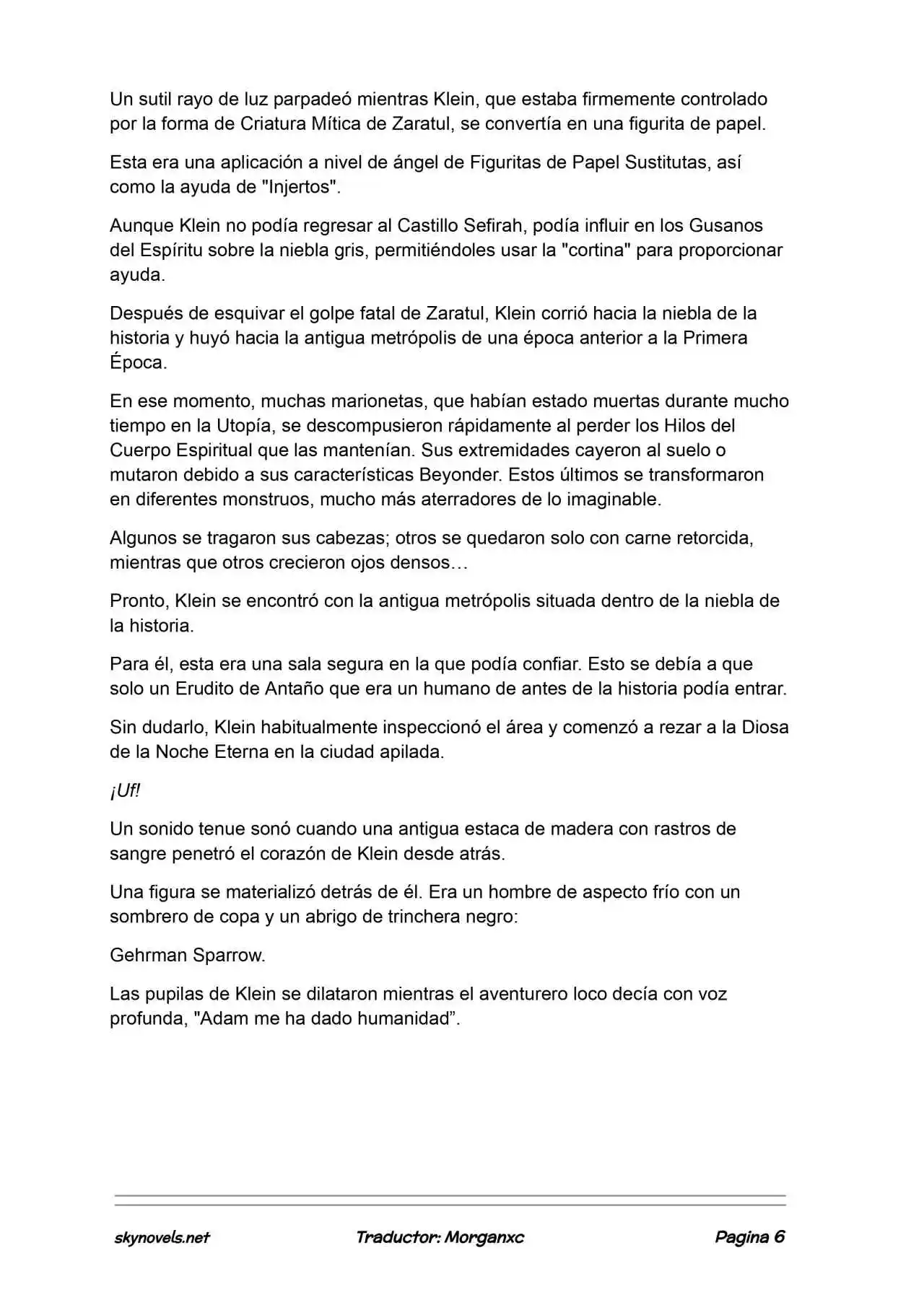 Lord Of The Mysteries (Novela) - Capítulo 1344 - Página 6 - LectorTMOo