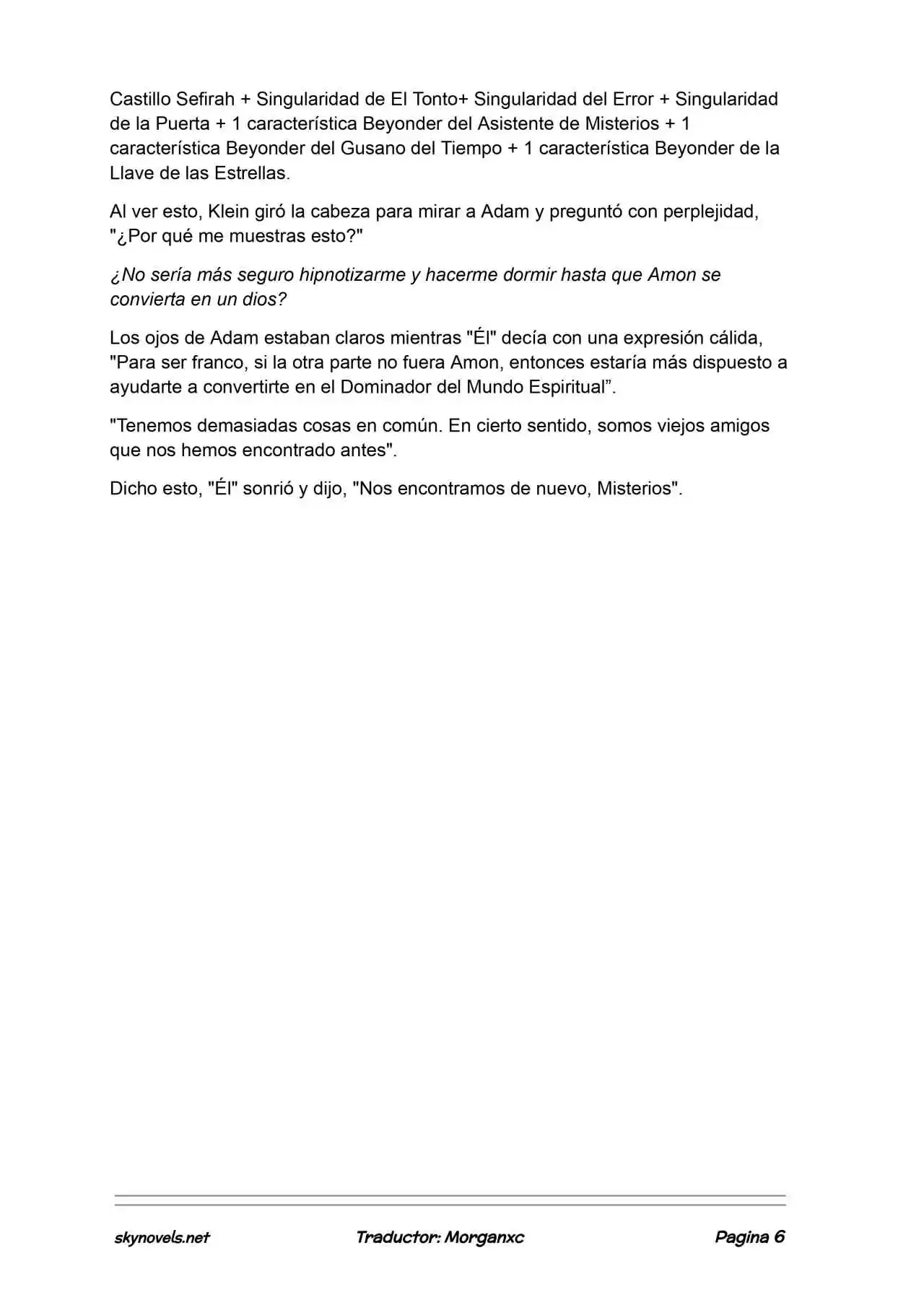 Lord Of The Mysteries (Novela) - Capítulo 1345 - Página 6 - LectorTMOo