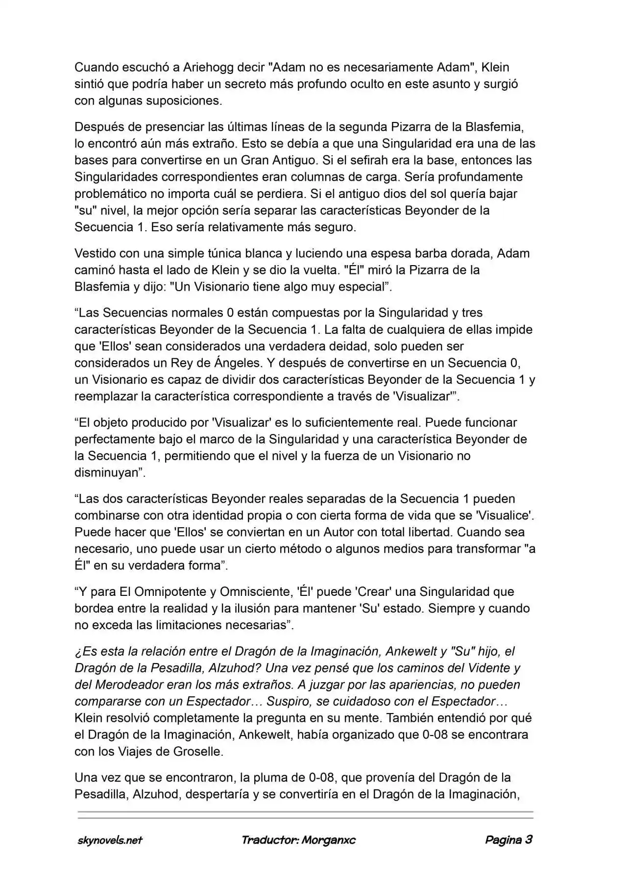 Lord Of The Mysteries (Novela) - Capítulo 1346 - Página 3 - LectorTMOo