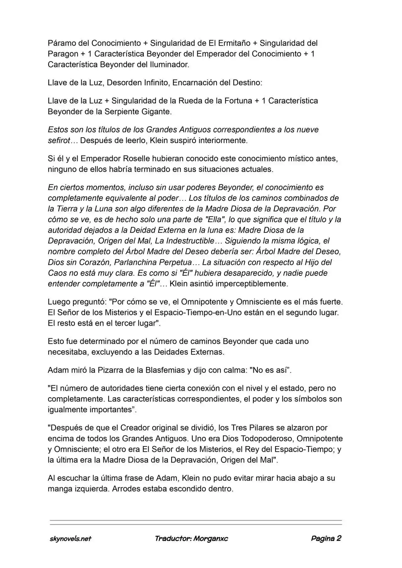 Lord Of The Mysteries (Novela) - Capítulo 1347 - Página 2 - LectorTMOo