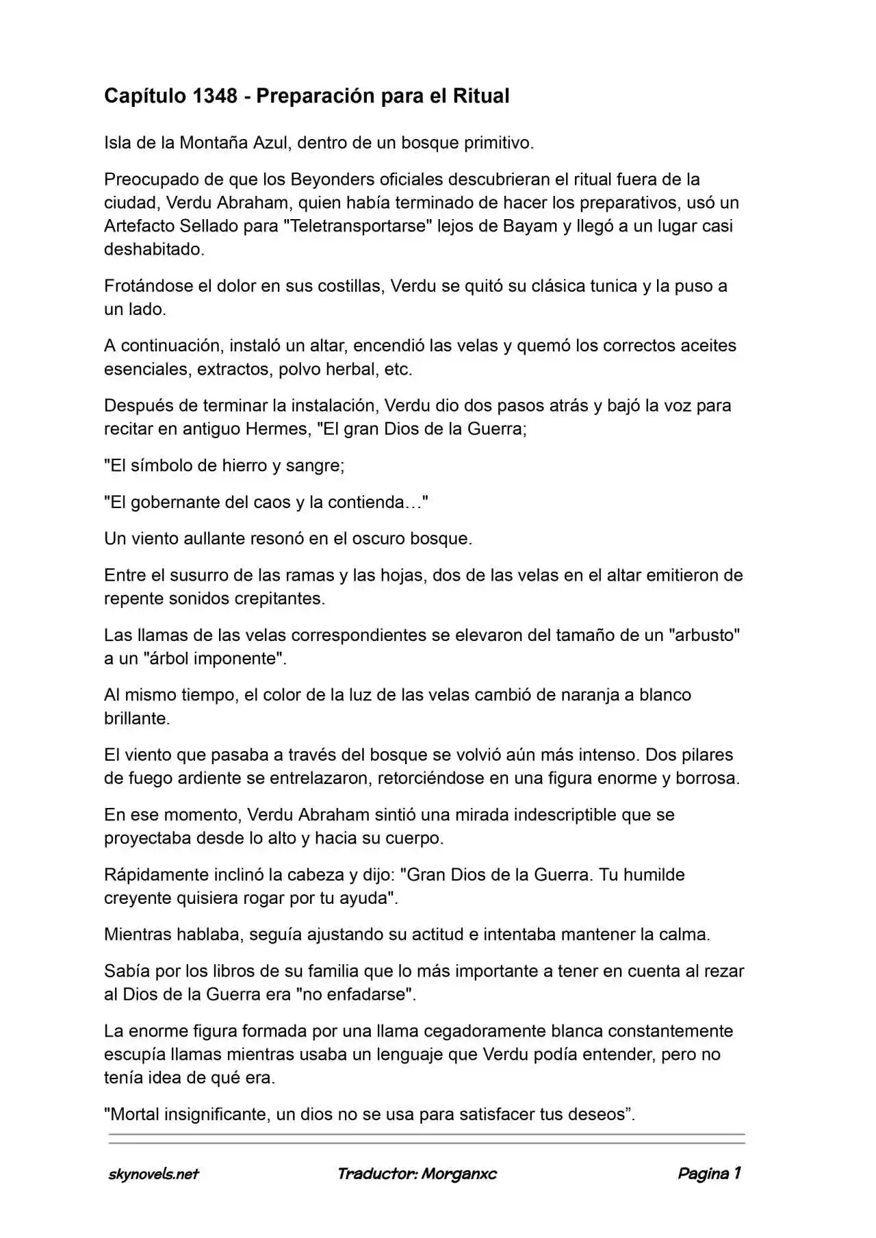 Lord Of The Mysteries (Novela) - Capítulo 1348 - Página 1 - LectorTMOo