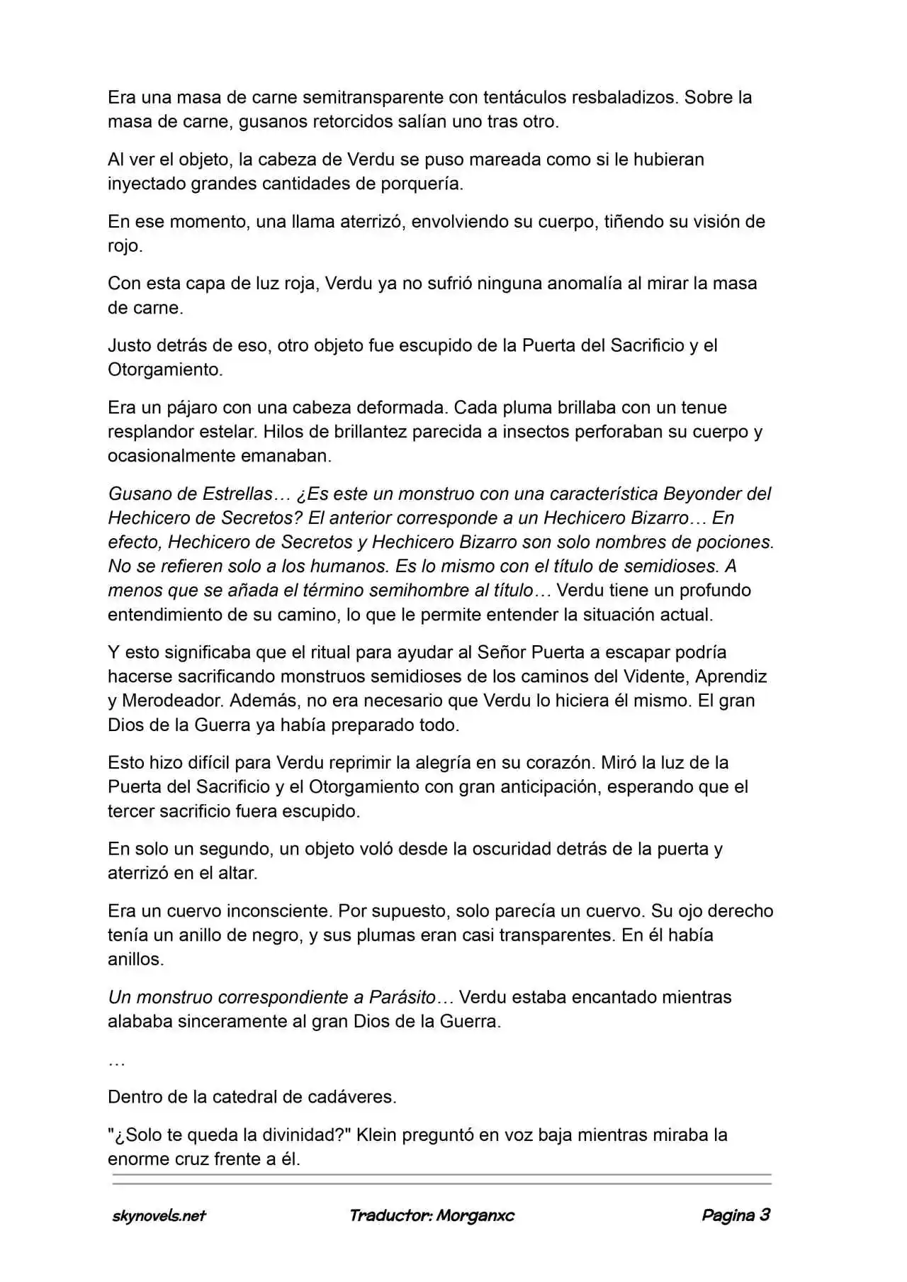 Lord Of The Mysteries (Novela) - Capítulo 1348 - Página 3 - LectorTMOo