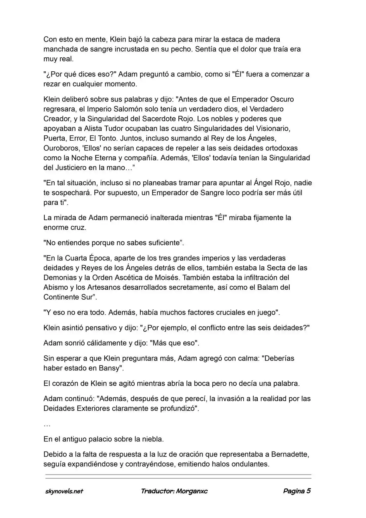 Lord Of The Mysteries (Novela) - Capítulo 1348 - Página 5 - LectorTMOo
