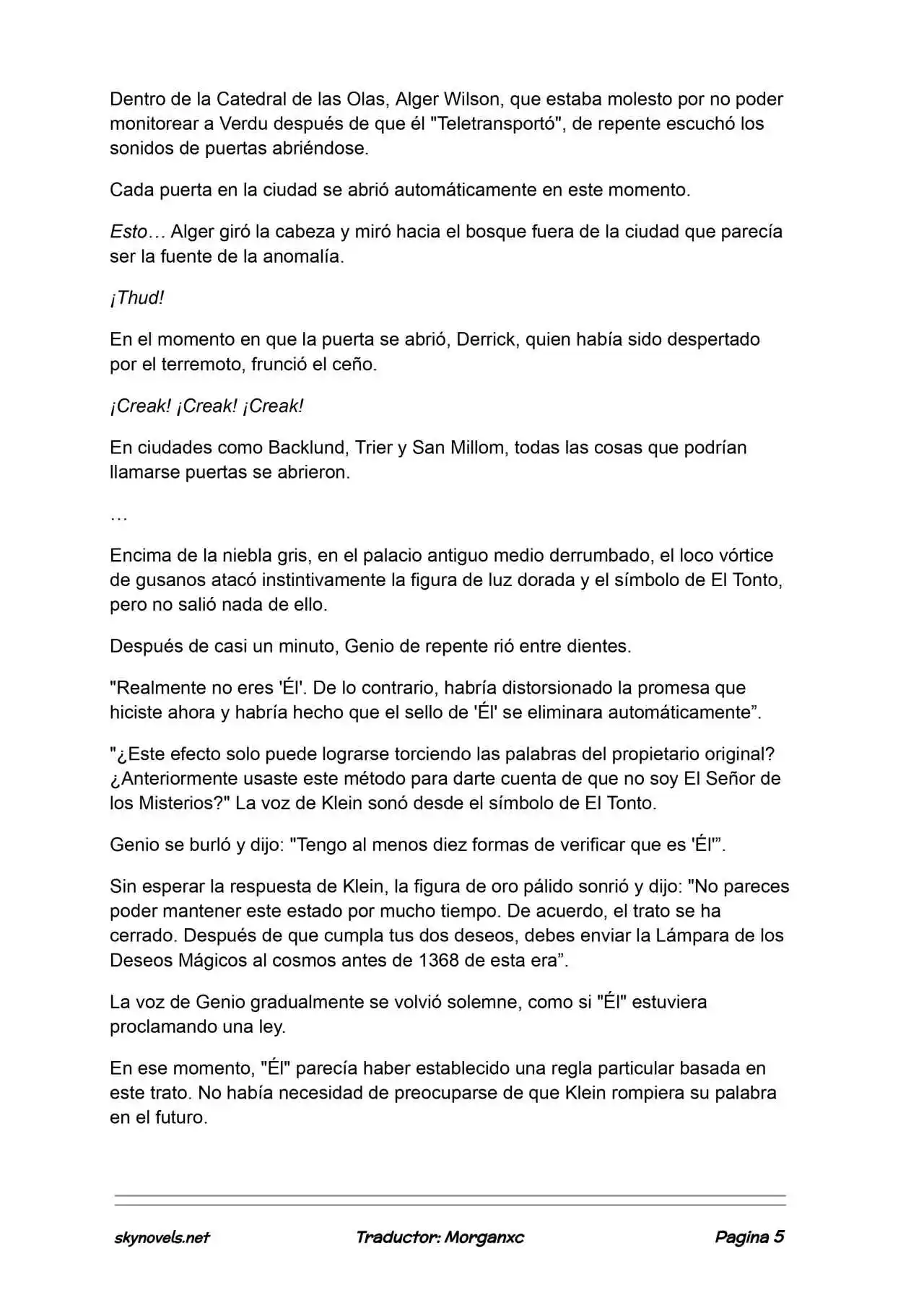 Lord Of The Mysteries (Novela) - Capítulo 1349 - Página 5 - LectorTMOo