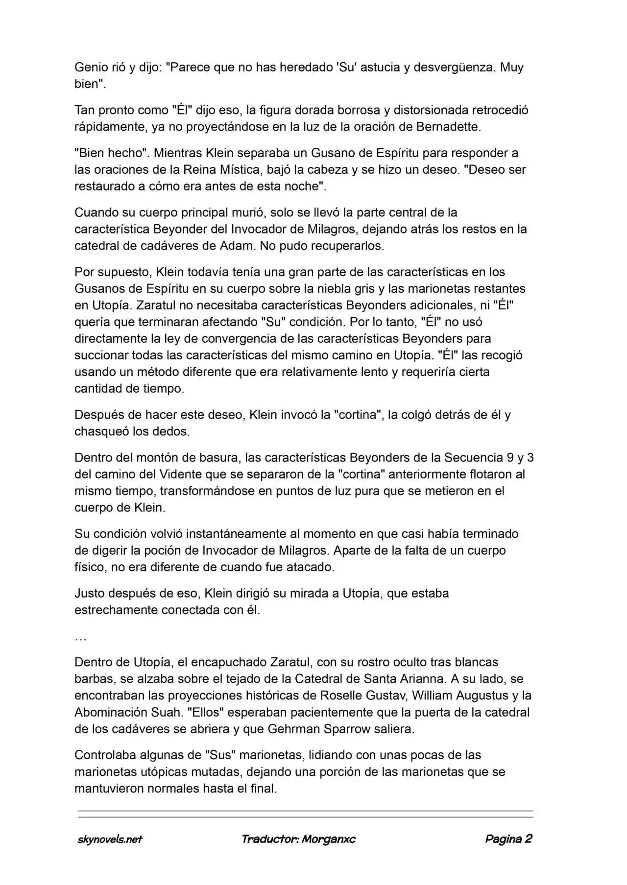 Lord Of The Mysteries (Novela) - Capítulo 1350 - Página 2 - LectorTMOo