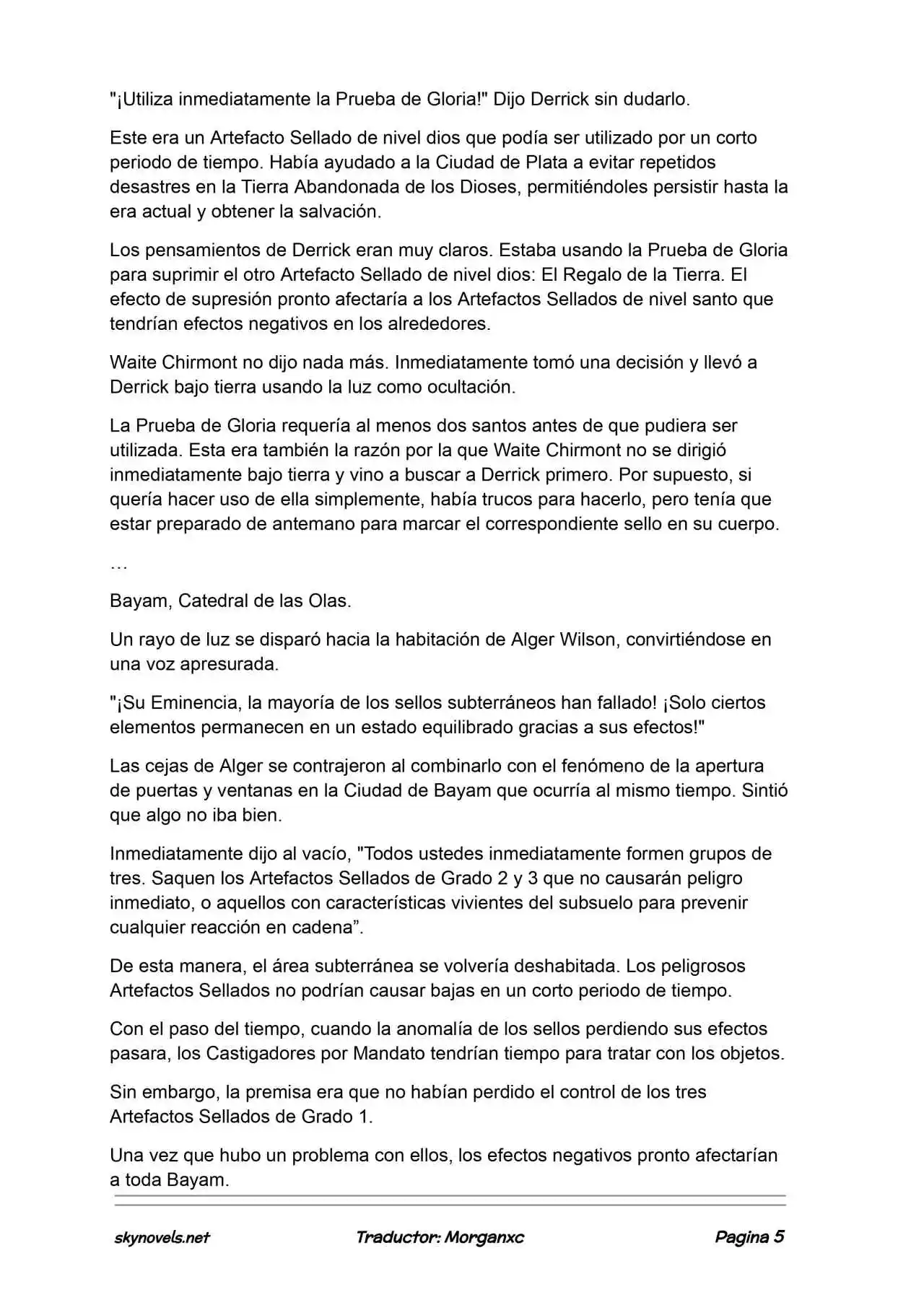 Lord Of The Mysteries (Novela) - Capítulo 1350 - Página 5 - LectorTMOo