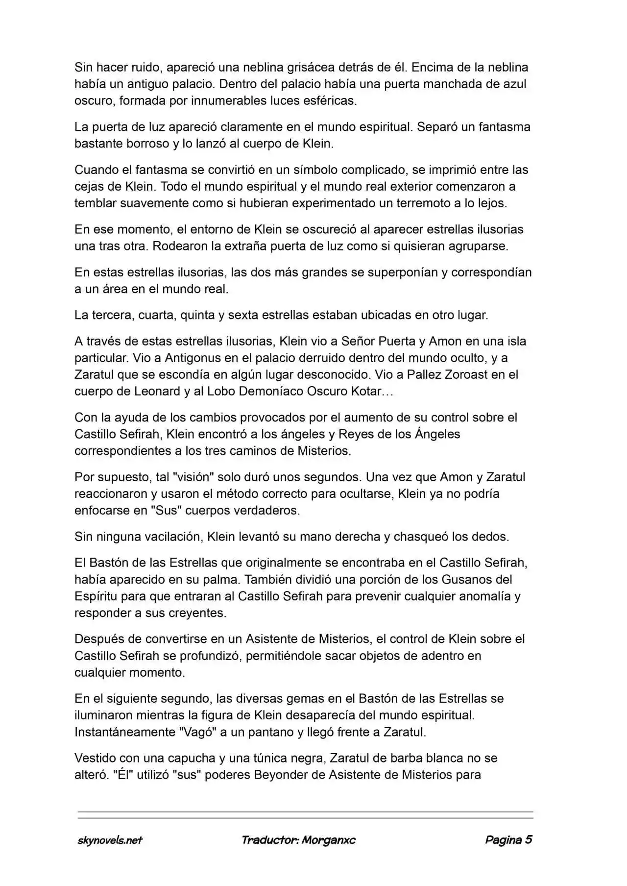 Lord Of The Mysteries (Novela) - Capítulo 1352 - Página 5 - LectorTMOo