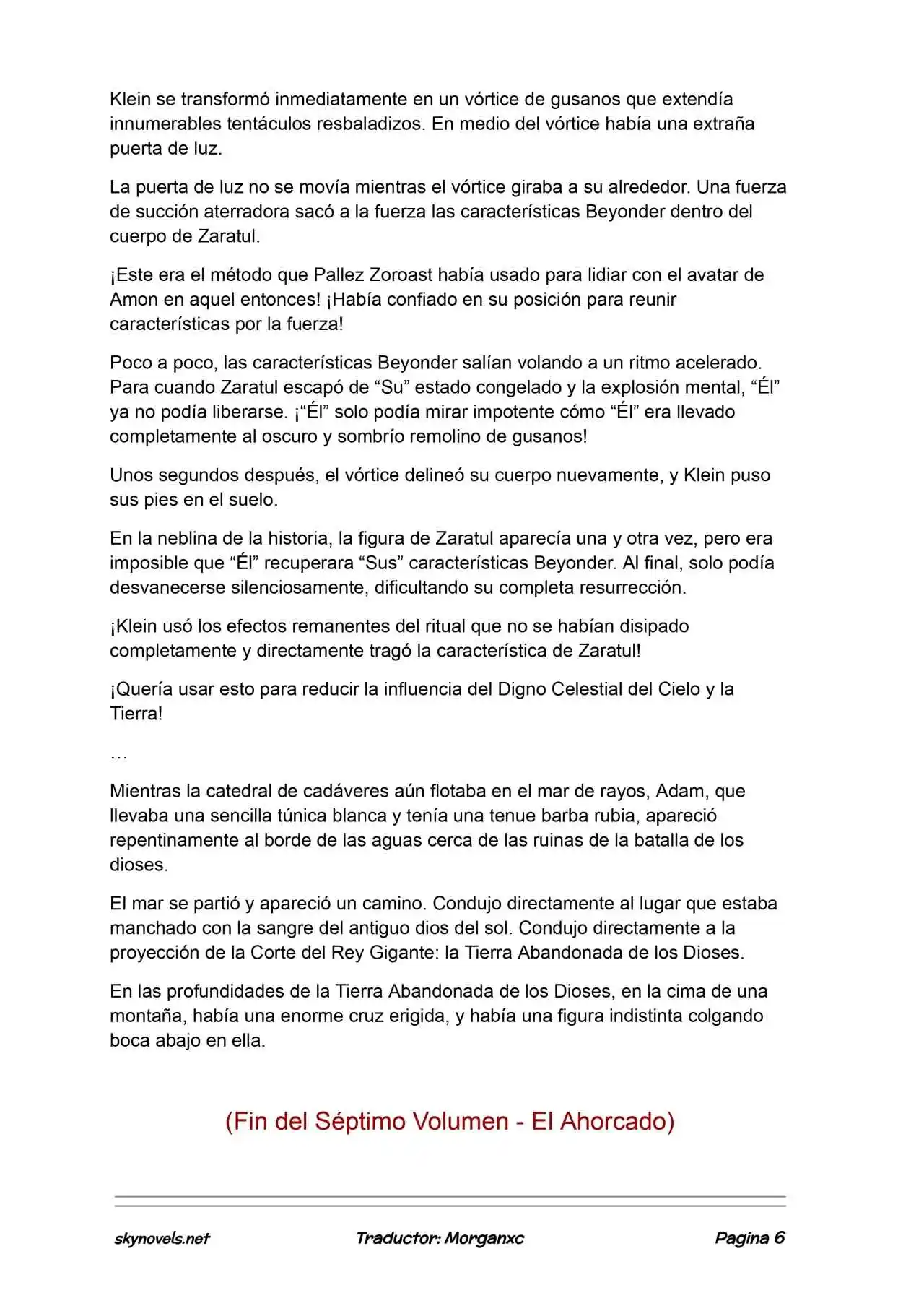 Lord Of The Mysteries (Novela) - Capítulo 1353 - Página 6 - LectorTMOo