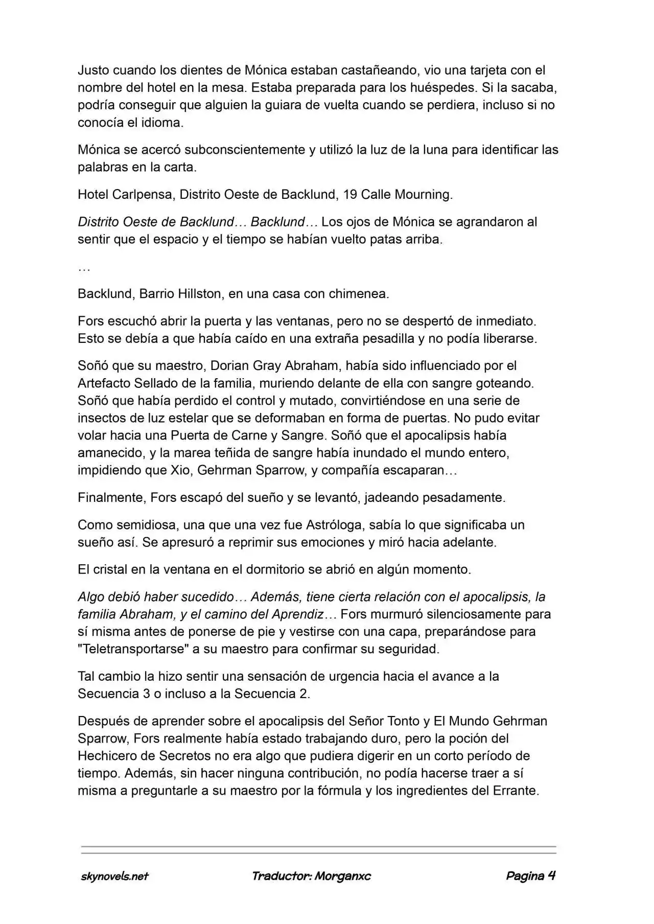 Lord Of The Mysteries (Novela) - Capítulo 1354 - Página 4 - LectorTMOo