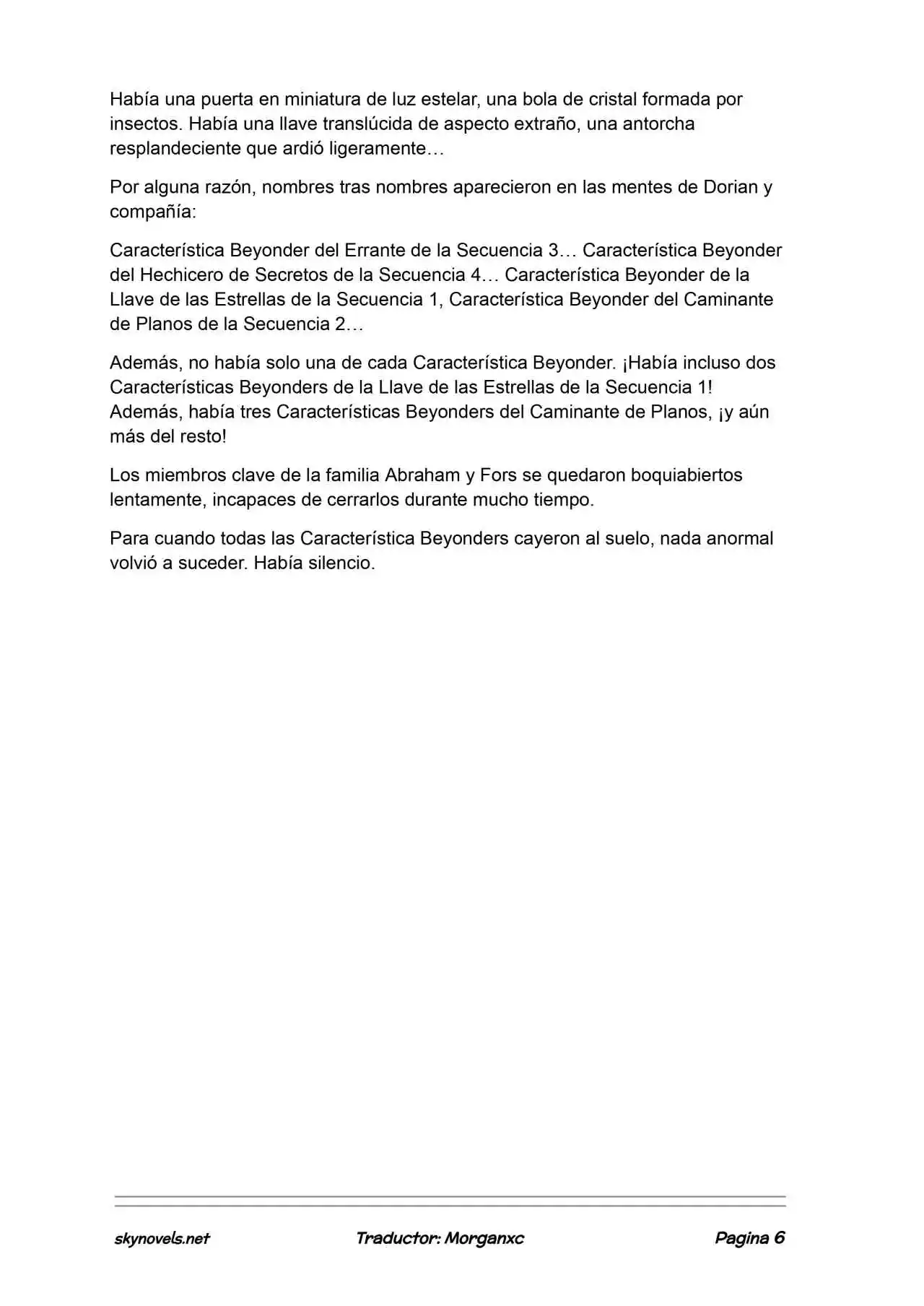 Lord Of The Mysteries (Novela) - Capítulo 1354 - Página 6 - LectorTMOo