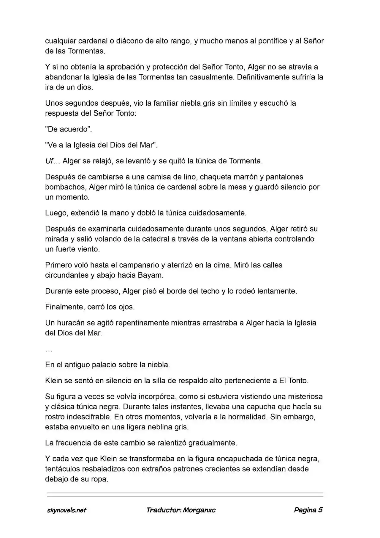 Lord Of The Mysteries (Novela) - Capítulo 1355 - Página 5 - LectorTMOo