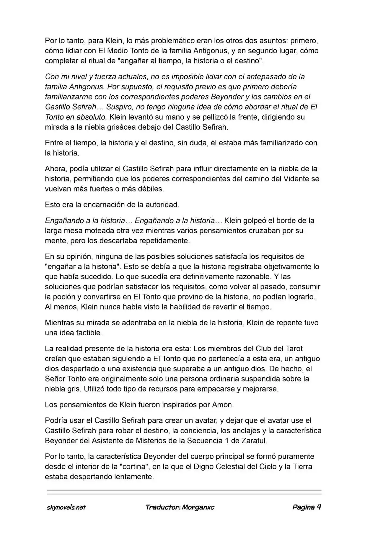 Lord Of The Mysteries (Novela) - Capítulo 1356 - Página 4 - LectorTMOo