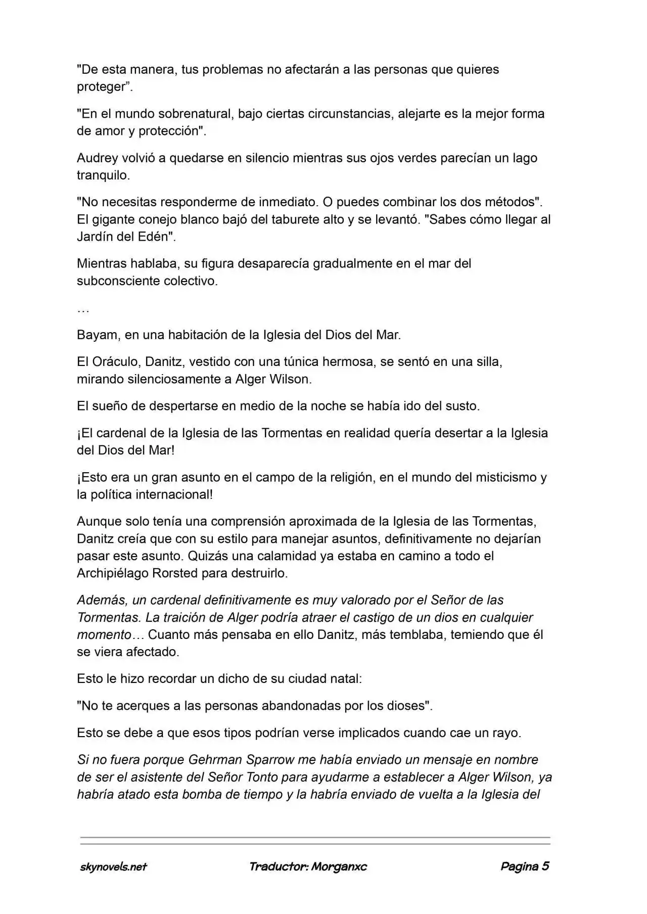 Lord Of The Mysteries (Novela) - Capítulo 1360 - Página 5 - LectorTMOo