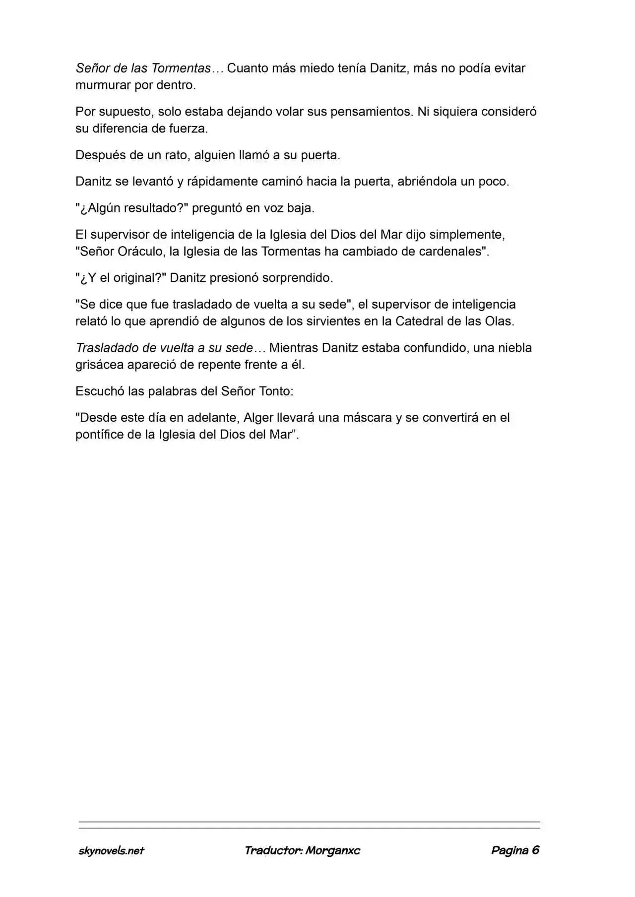 Lord Of The Mysteries (Novela) - Capítulo 1360 - Página 6 - LectorTMOo