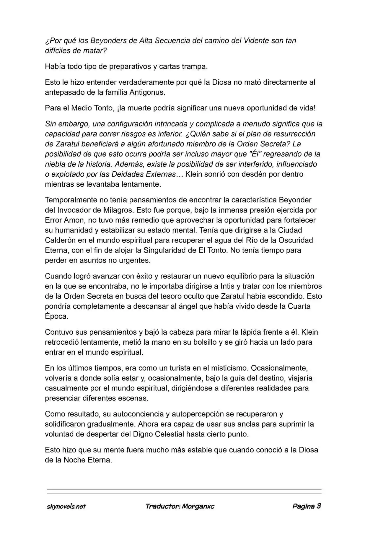 Lord Of The Mysteries (Novela) - Capítulo 1362 - Página 3 - LectorTMOo